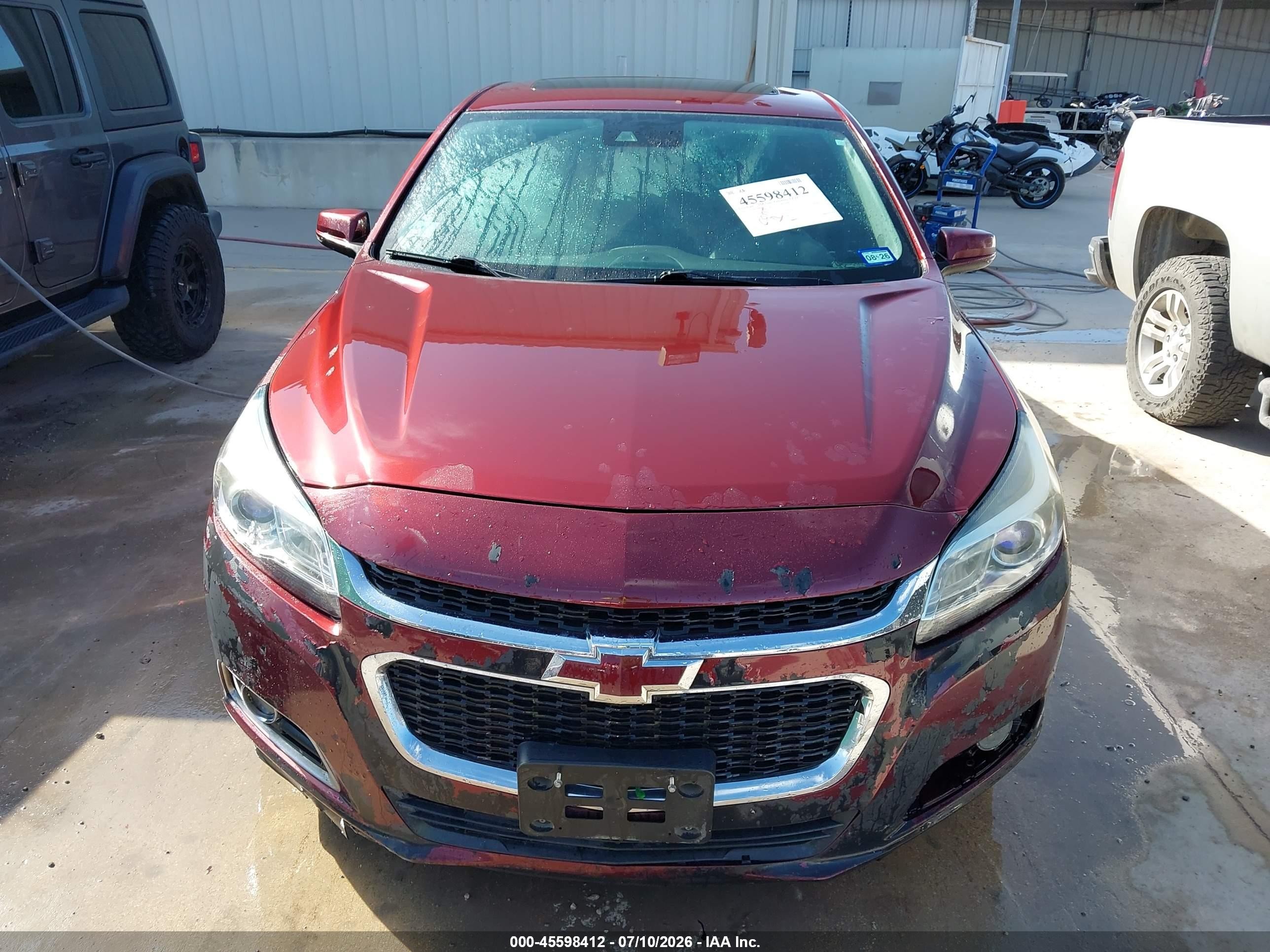 2015 Chevrolet Malibu 2lz Maroon vin: 1G11G5SX3FF315042