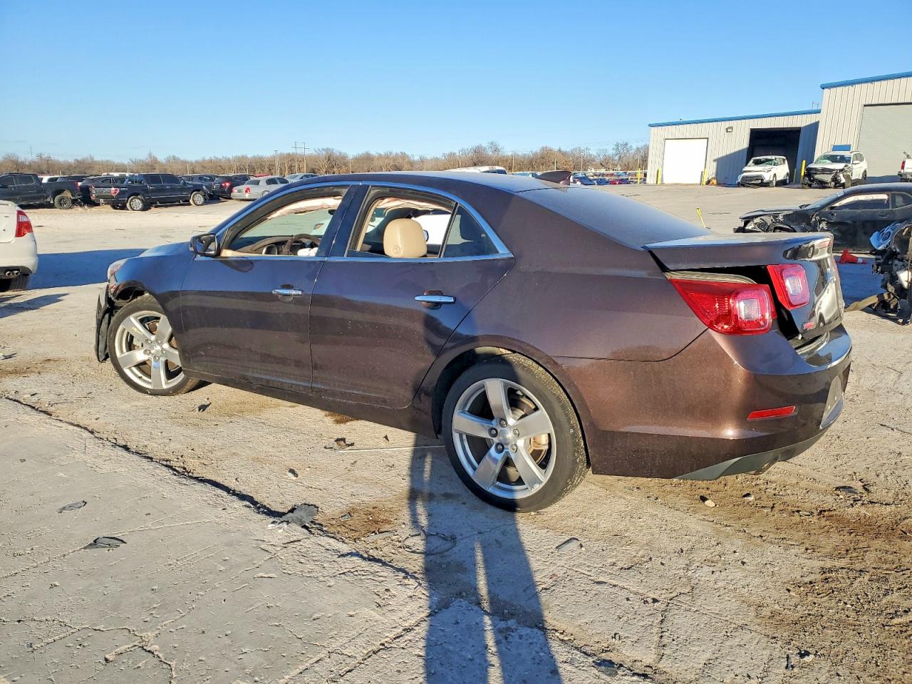 2015 Chevrolet Malibu Ltz Brown vin: 1G11G5SX4FF209098