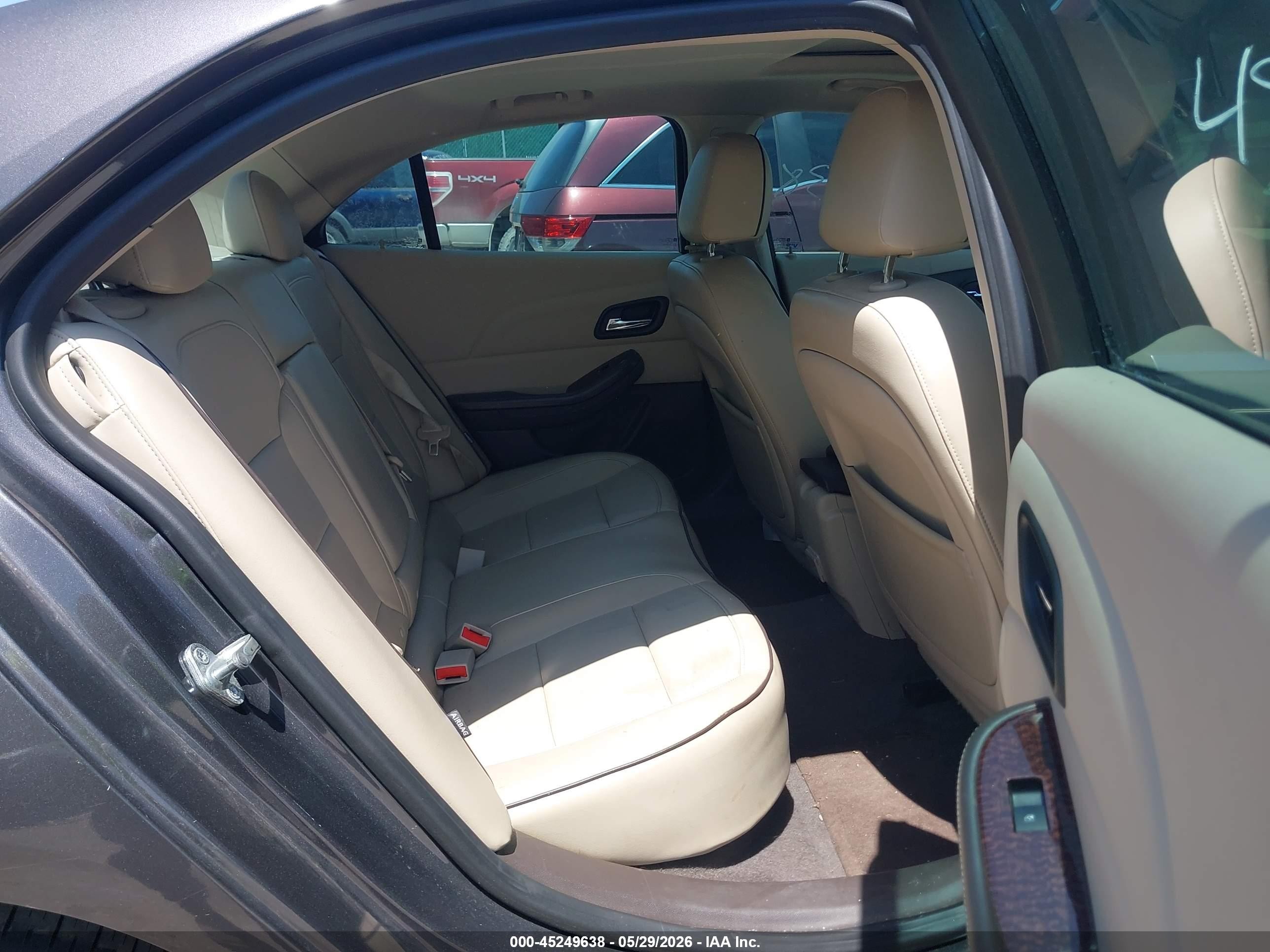 2013 Chevrolet Malibu 3lt Brown vin: 1G11G5SX5DF290383