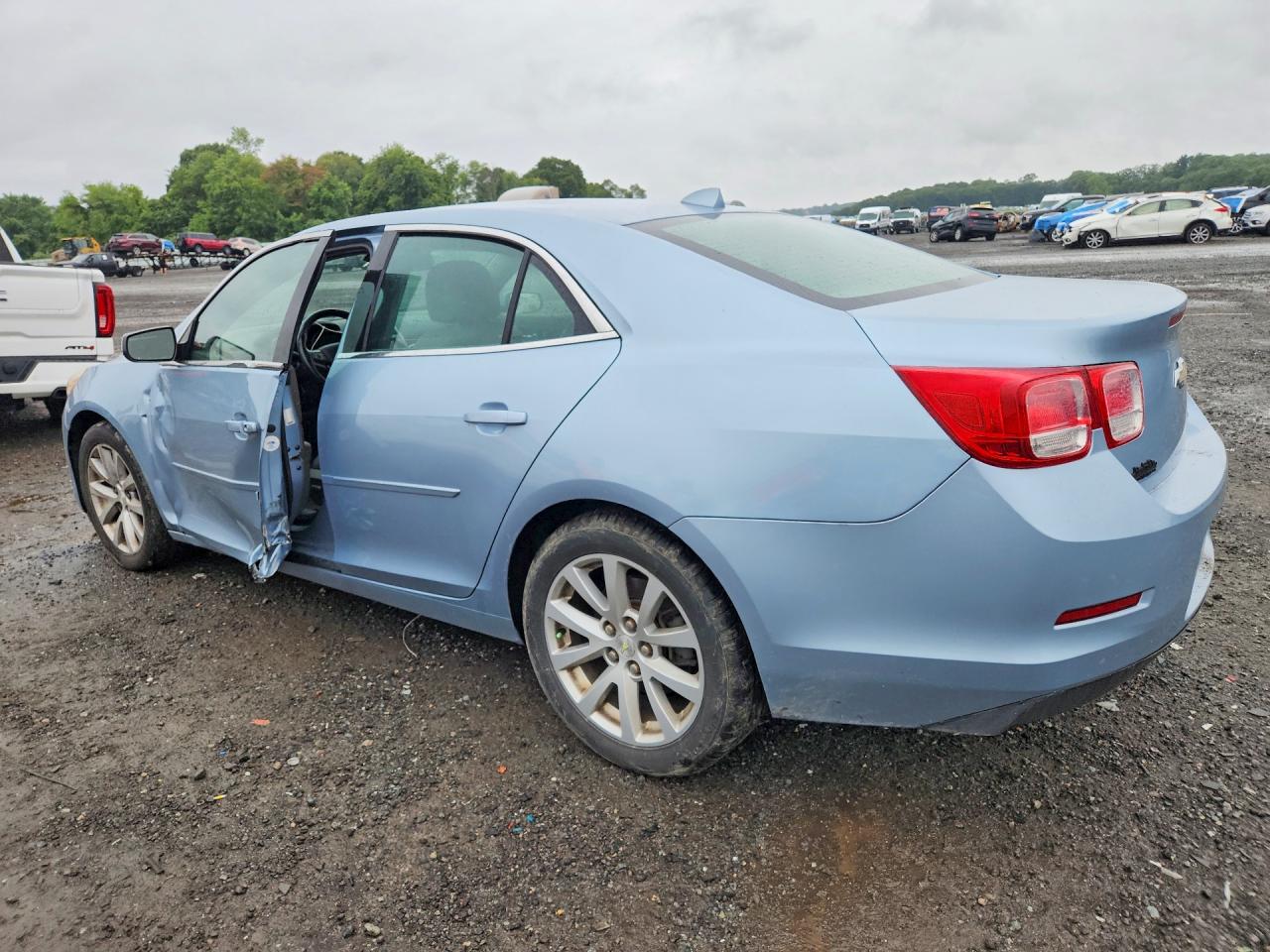 2013 Chevrolet Malibu 3lt Blue vin: 1G11G5SX5DU110184