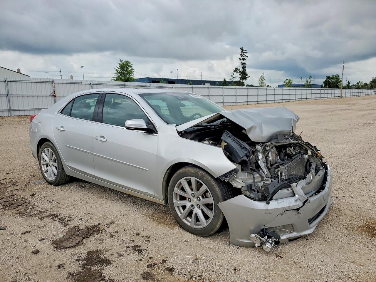 2013 Chevrolet Malibu 3lt Silver vin: 1G11G5SX6DF175047