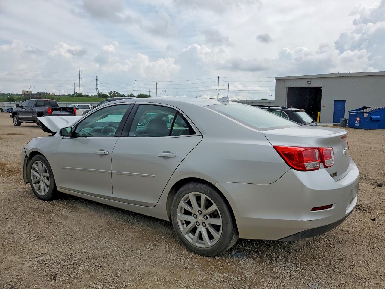 2013 Chevrolet Malibu 3lt Silver vin: 1G11G5SX6DF175047