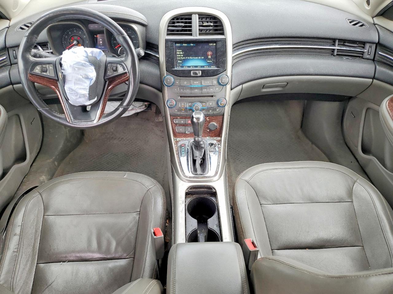2013 Chevrolet Malibu 3lt Silver vin: 1G11G5SX6DF175047