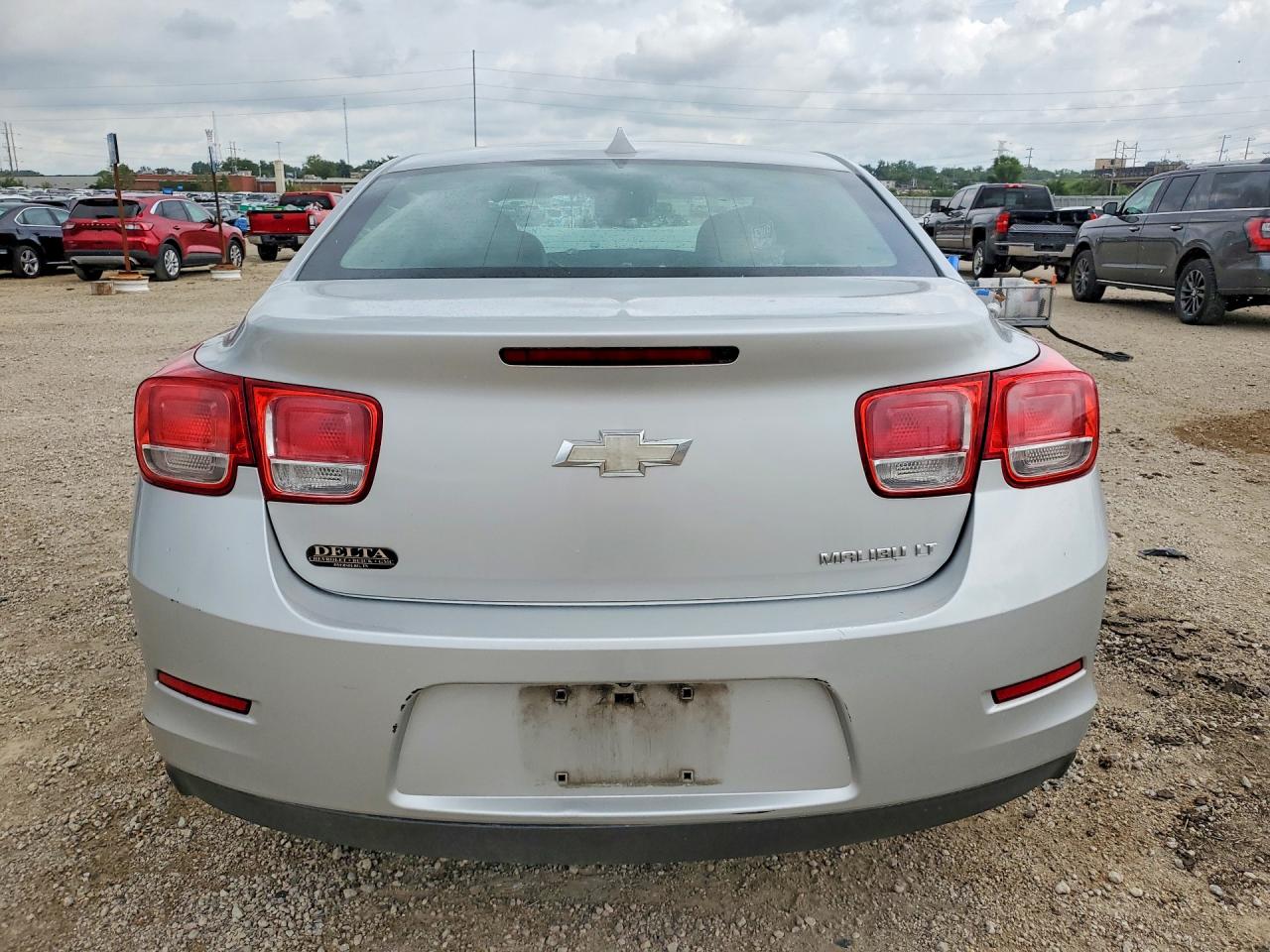 2013 Chevrolet Malibu 3lt Silver vin: 1G11G5SX6DF175047
