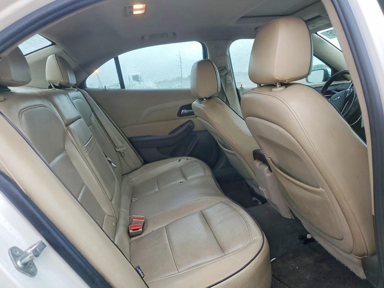2013 Chevrolet Malibu 3lt White vin: 1G11G5SX6DF244996