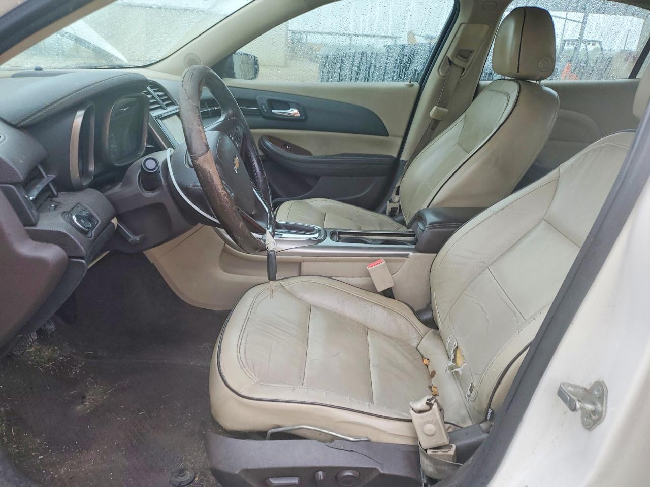 2013 Chevrolet Malibu 3lt White vin: 1G11G5SX6DF244996