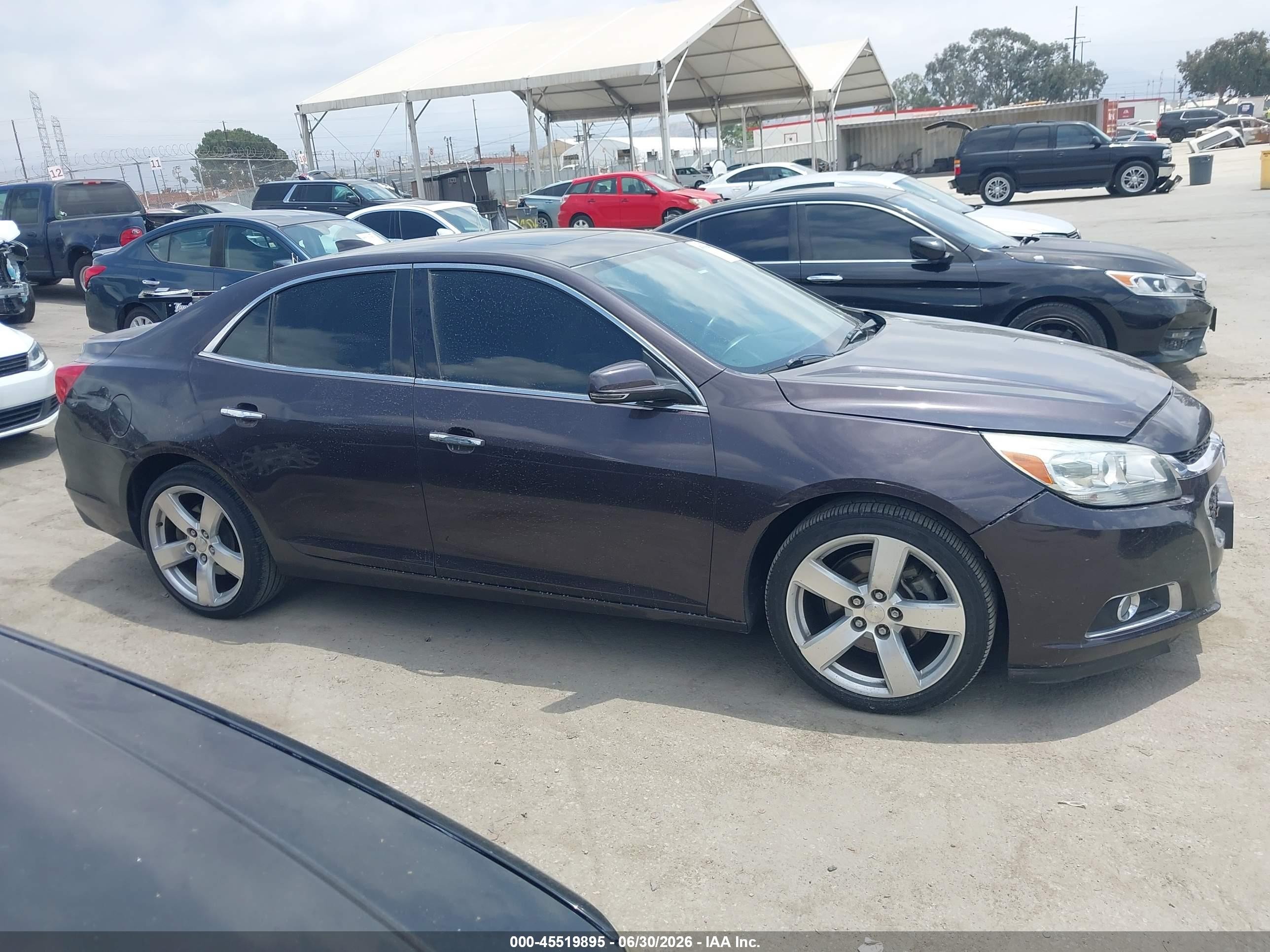 2015 Chevrolet Malibu 2lz Purple vin: 1G11G5SX6FF216070