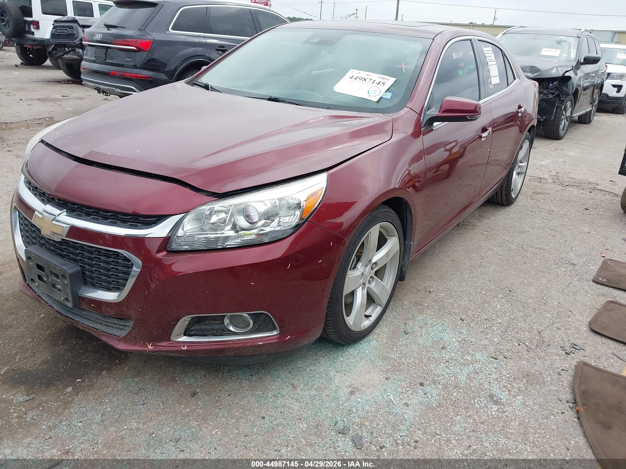 2015 Chevrolet Malibu 2lz Burgundy vin: 1G11G5SX6FF276012