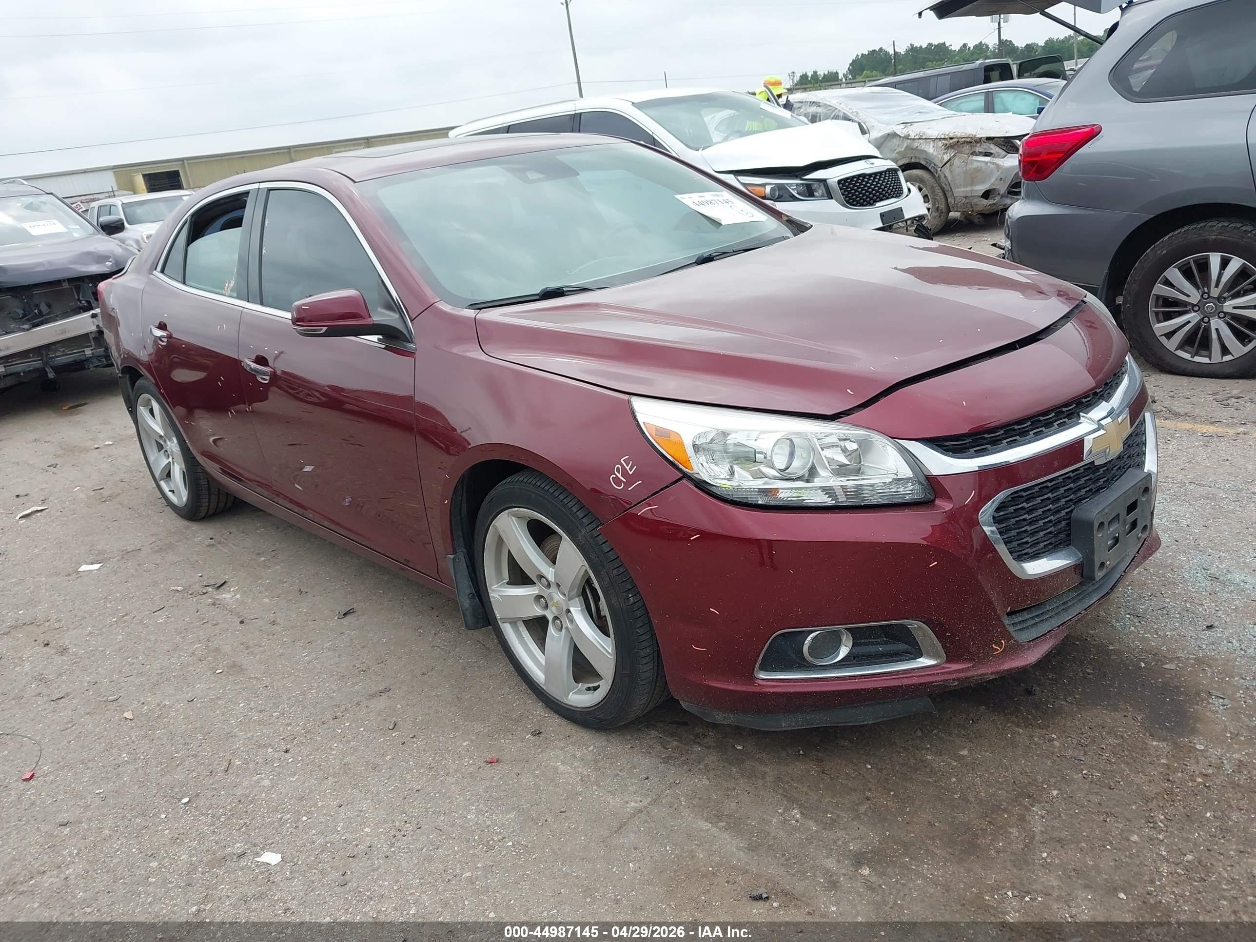 2015 Chevrolet Malibu 2lz Burgundy vin: 1G11G5SX6FF276012