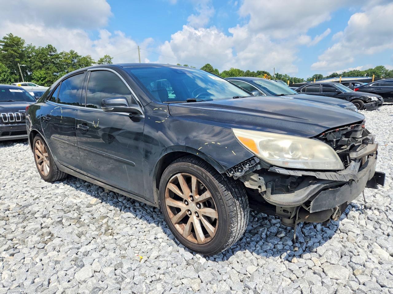 2013 Chevrolet Malibu 3lt Charcoal vin: 1G11G5SX7DF197591