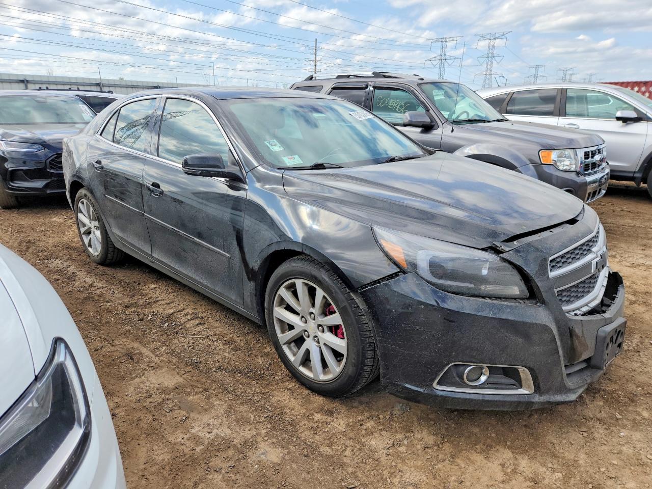 2013 Chevrolet Malibu 3lt Black vin: 1G11G5SX8DF233045