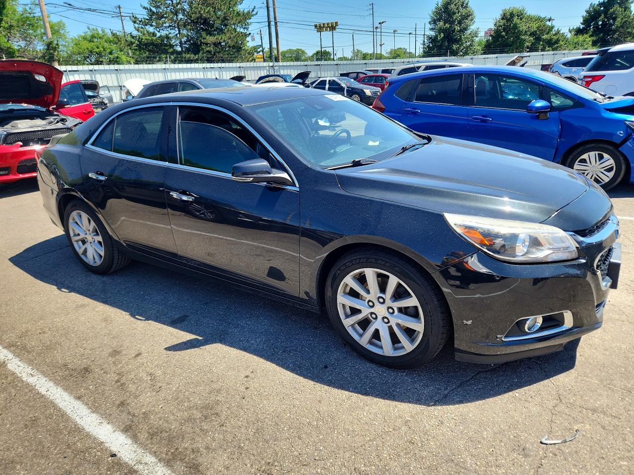2015 Chevrolet Malibu Ltz Charcoal vin: 1G11G5SX8FF236983