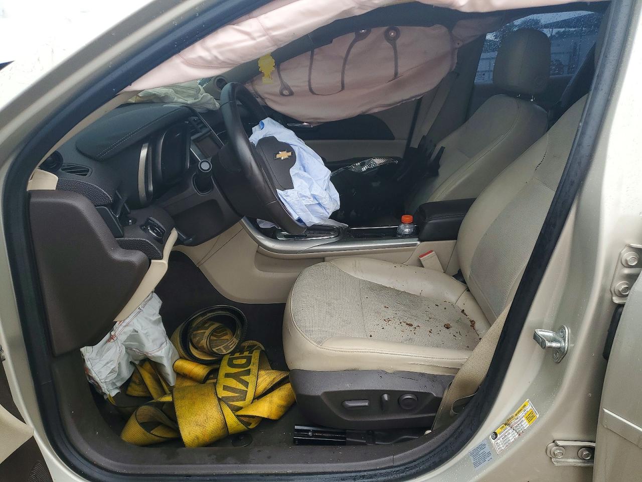 2013 Chevrolet Malibu 3lt Beige vin: 1G11G5SX9DF296560