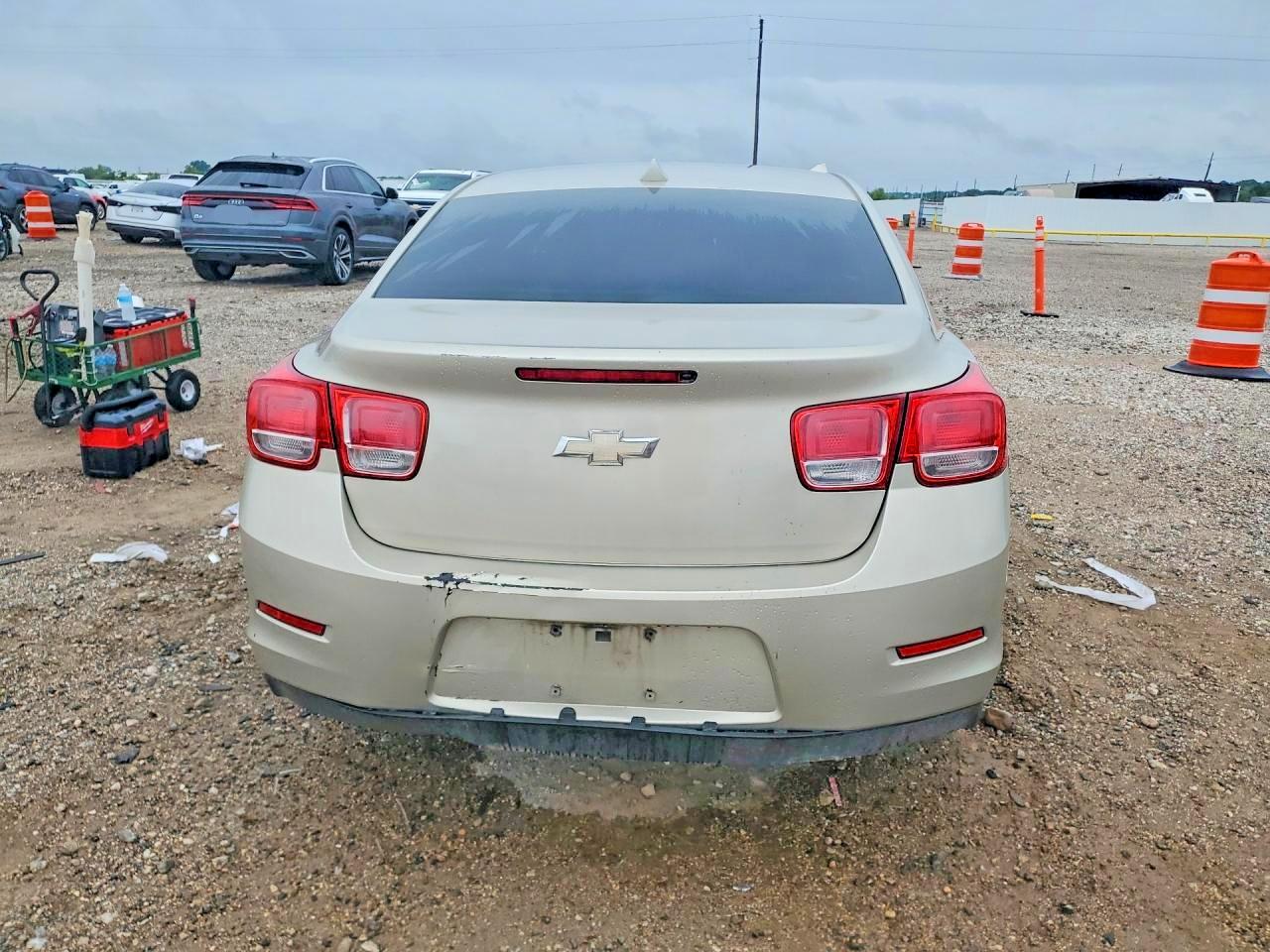 2013 Chevrolet Malibu 3lt Beige vin: 1G11G5SX9DF296560