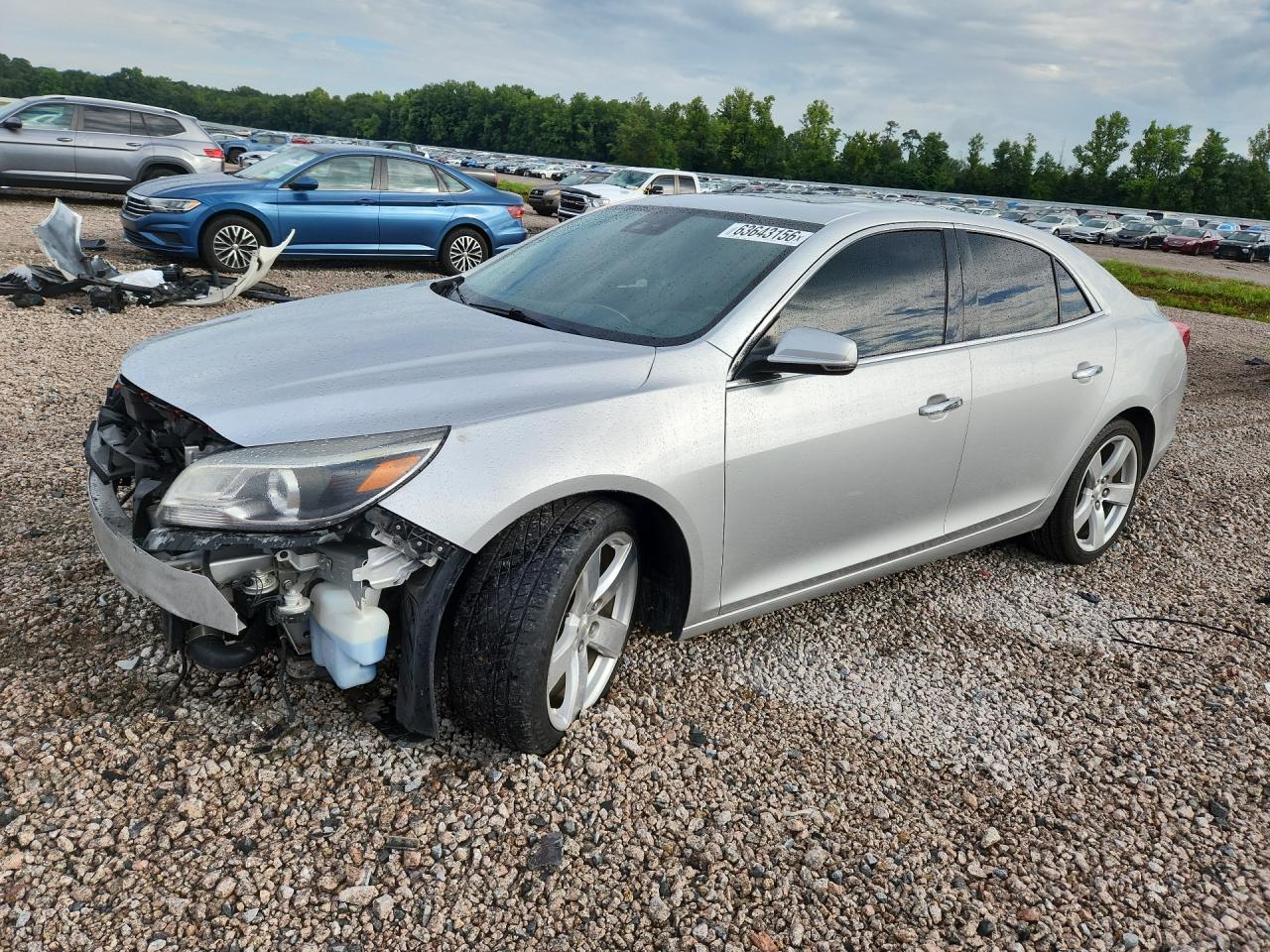 2015 Chevrolet Malibu Ltz Silver vin: 1G11G5SX9FF219528