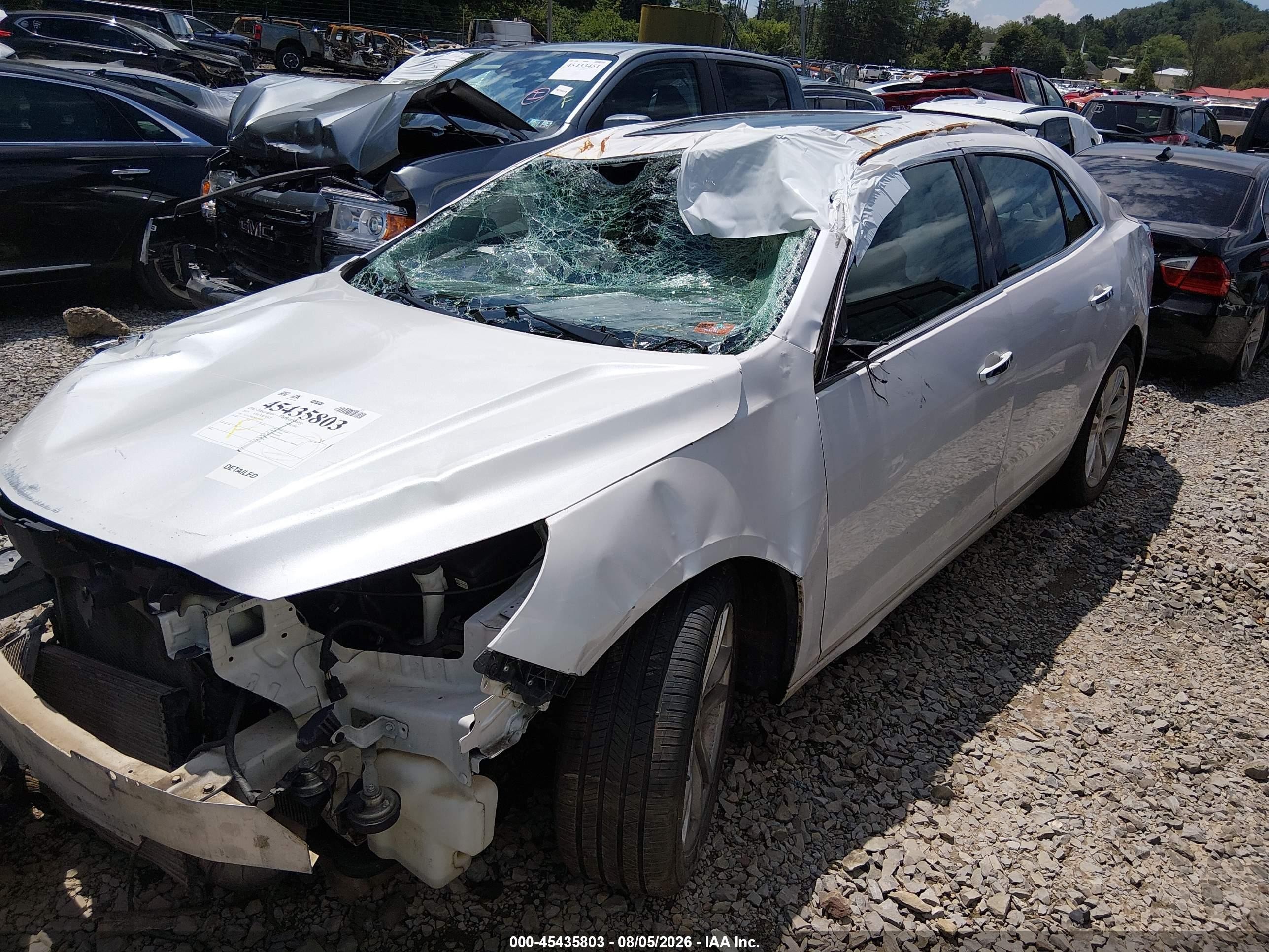 2015 Chevrolet Malibu 2lz White vin: 1G11G5SX9FF233896