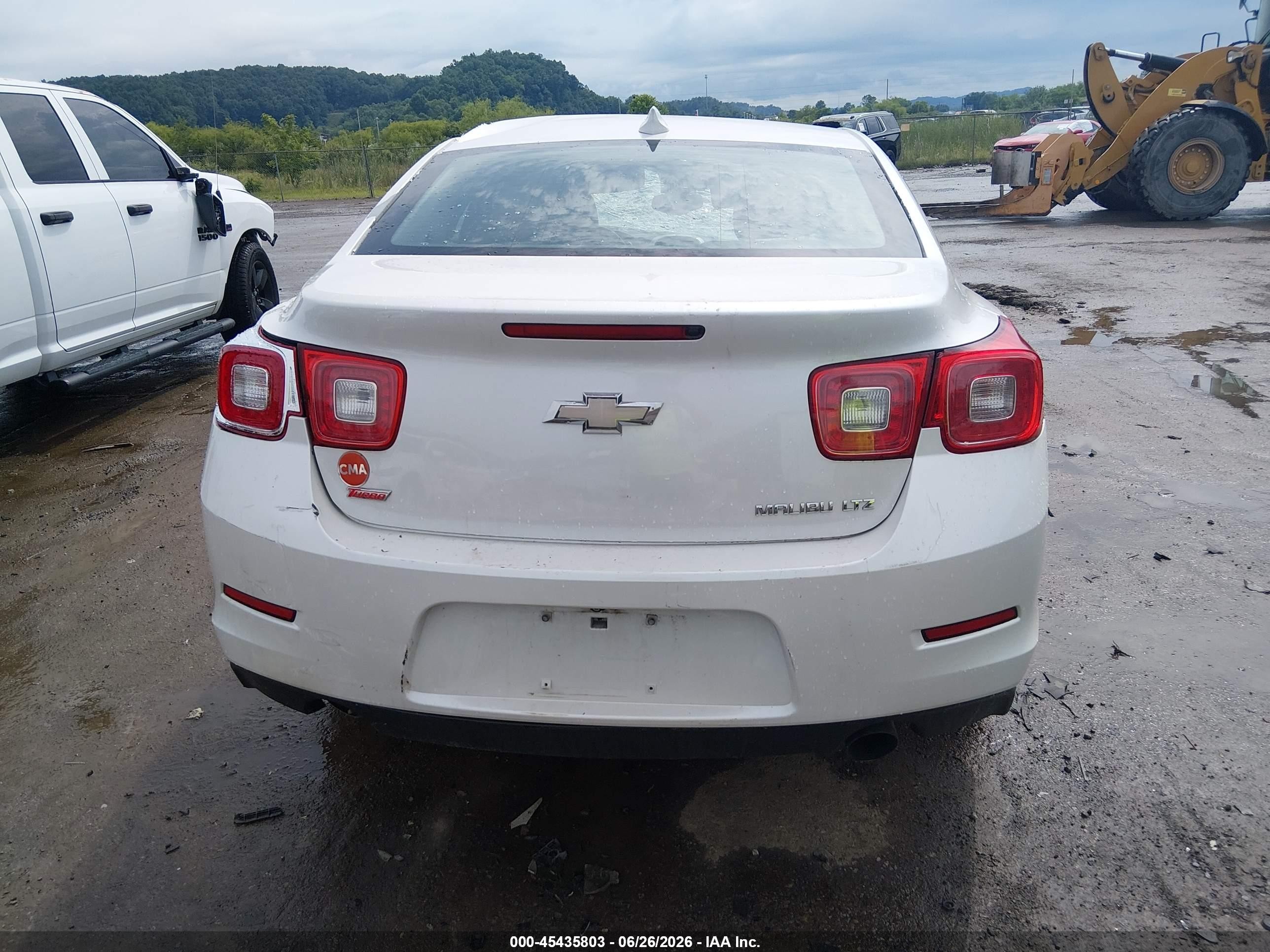 2015 Chevrolet Malibu 2lz White vin: 1G11G5SX9FF233896
