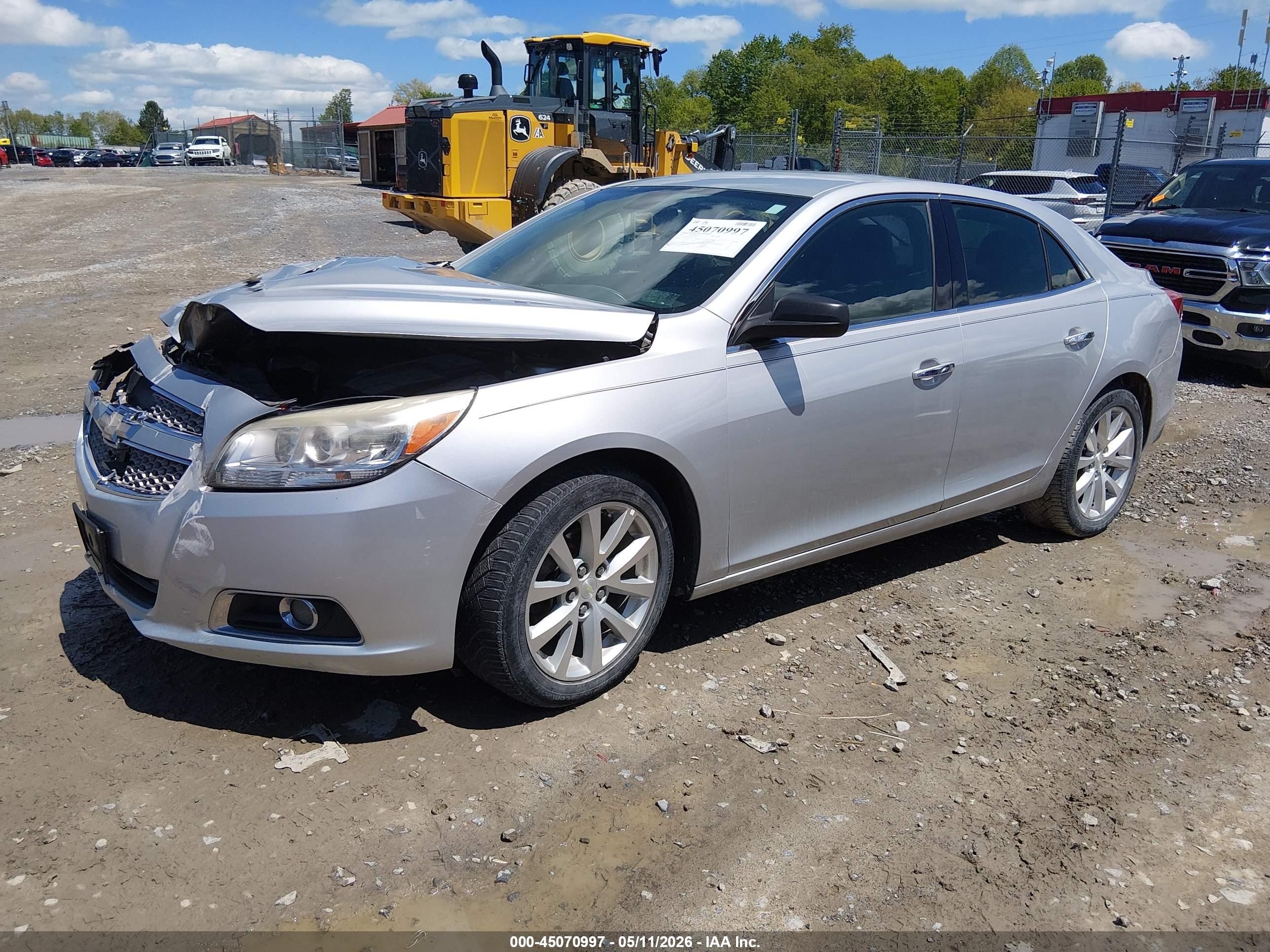 2013 Chevrolet Malibu 1lz Silver vin: 1G11H5SA0DF251337