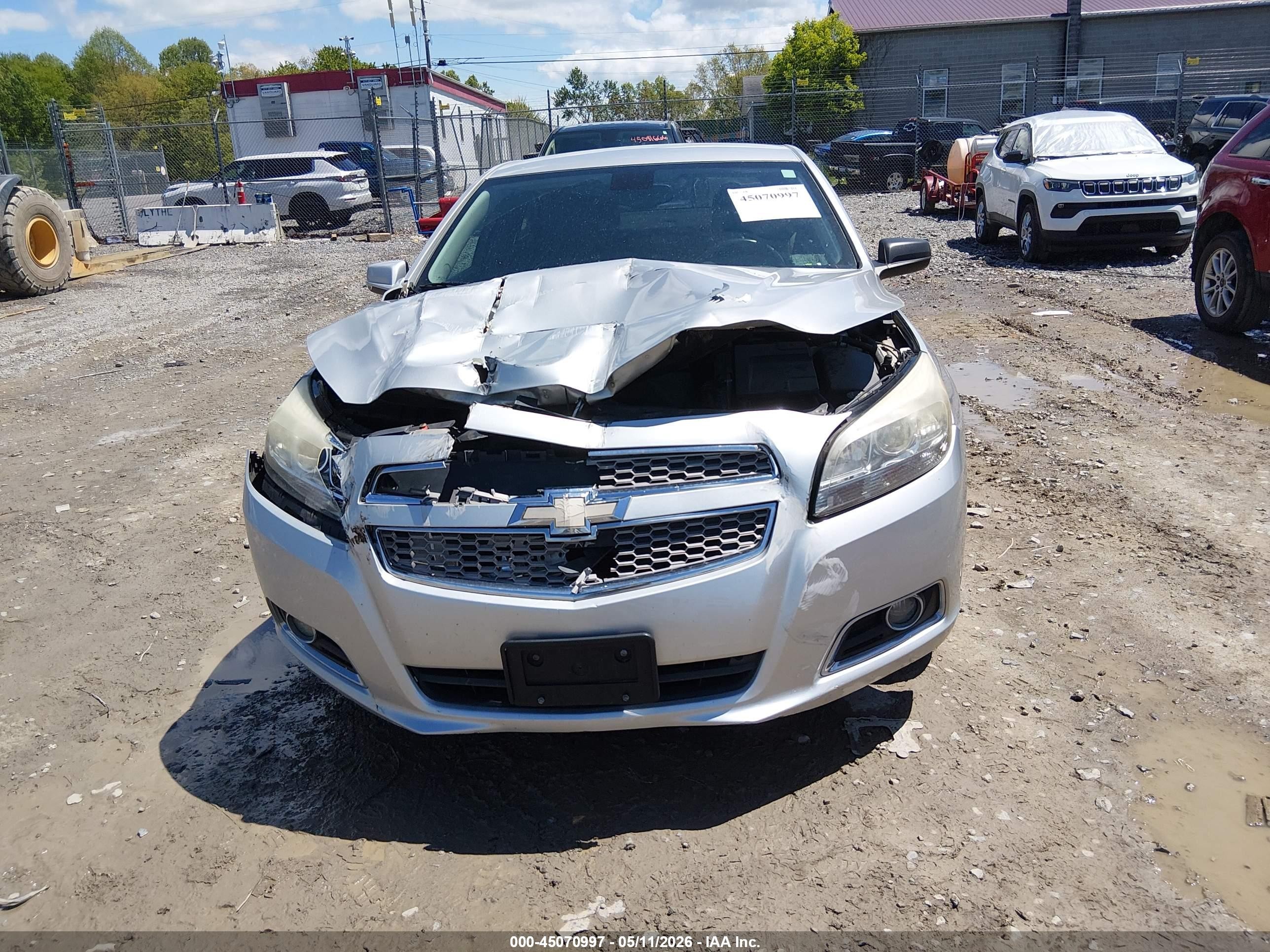 2013 Chevrolet Malibu 1lz Silver vin: 1G11H5SA0DF251337