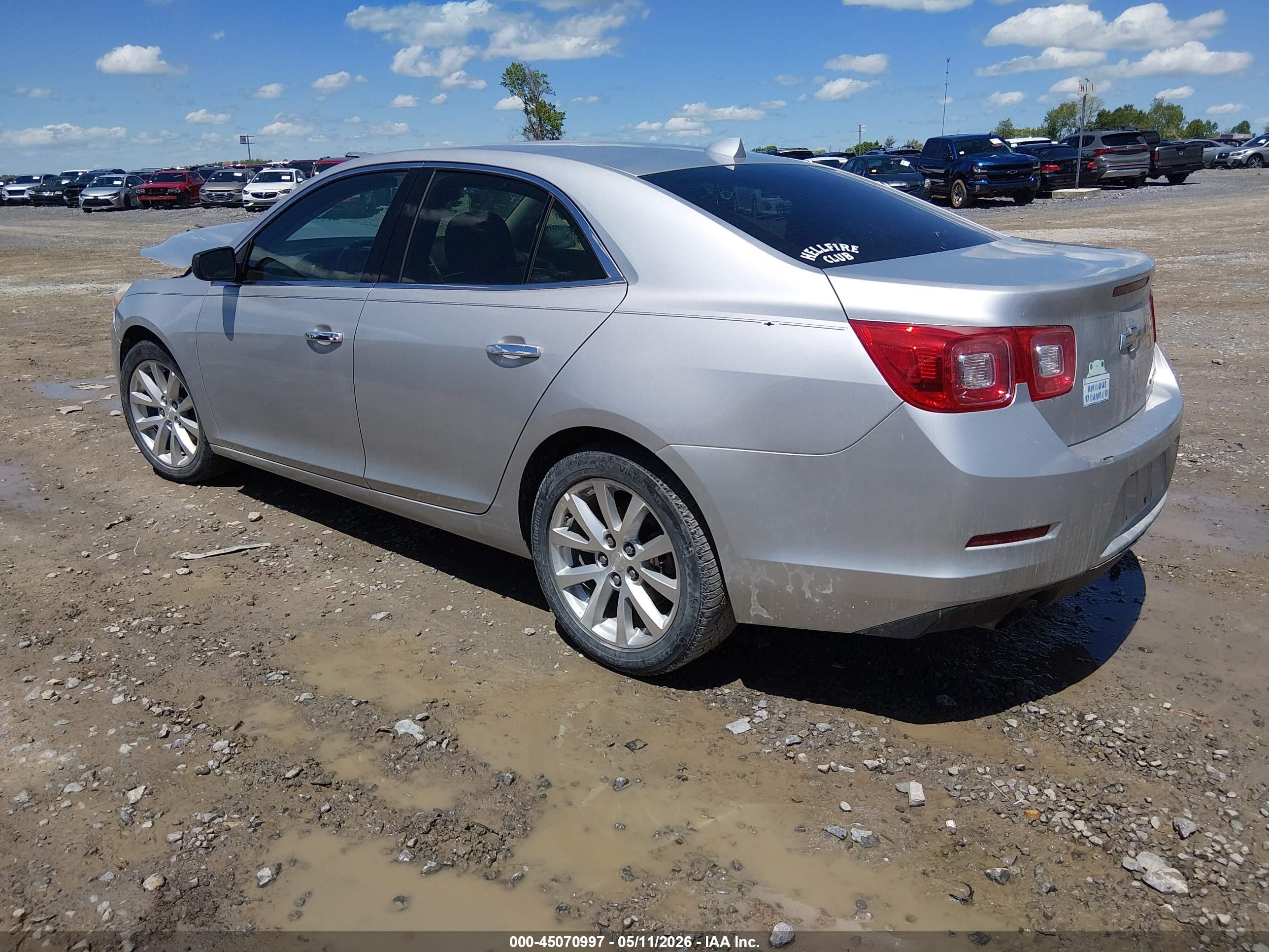 2013 Chevrolet Malibu 1lz Silver vin: 1G11H5SA0DF251337