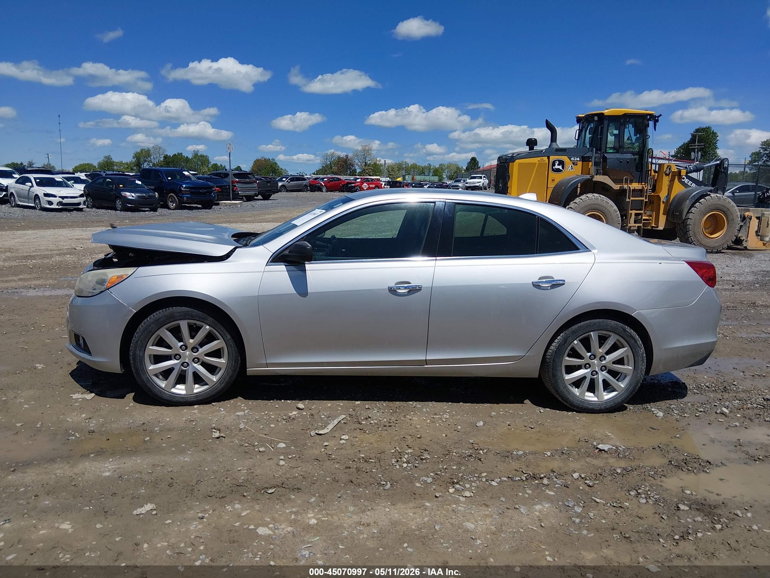 2013 Chevrolet Malibu 1lz Silver vin: 1G11H5SA0DF251337