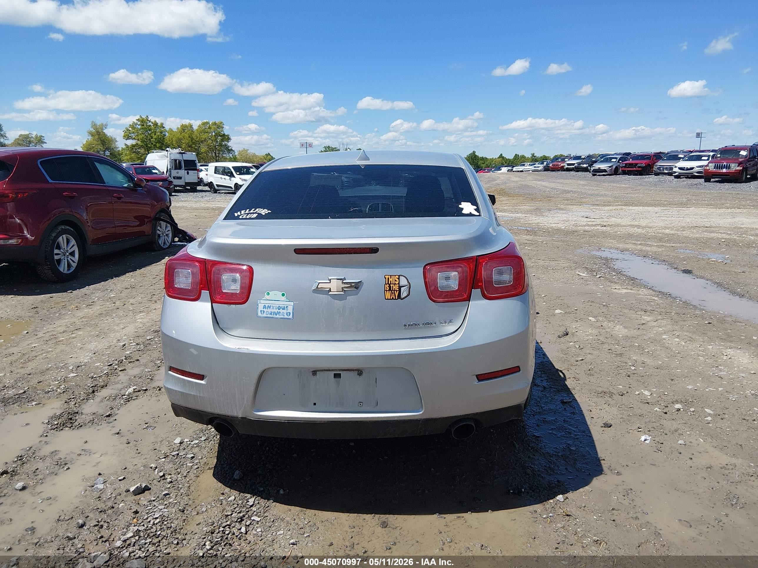 2013 Chevrolet Malibu 1lz Silver vin: 1G11H5SA0DF251337