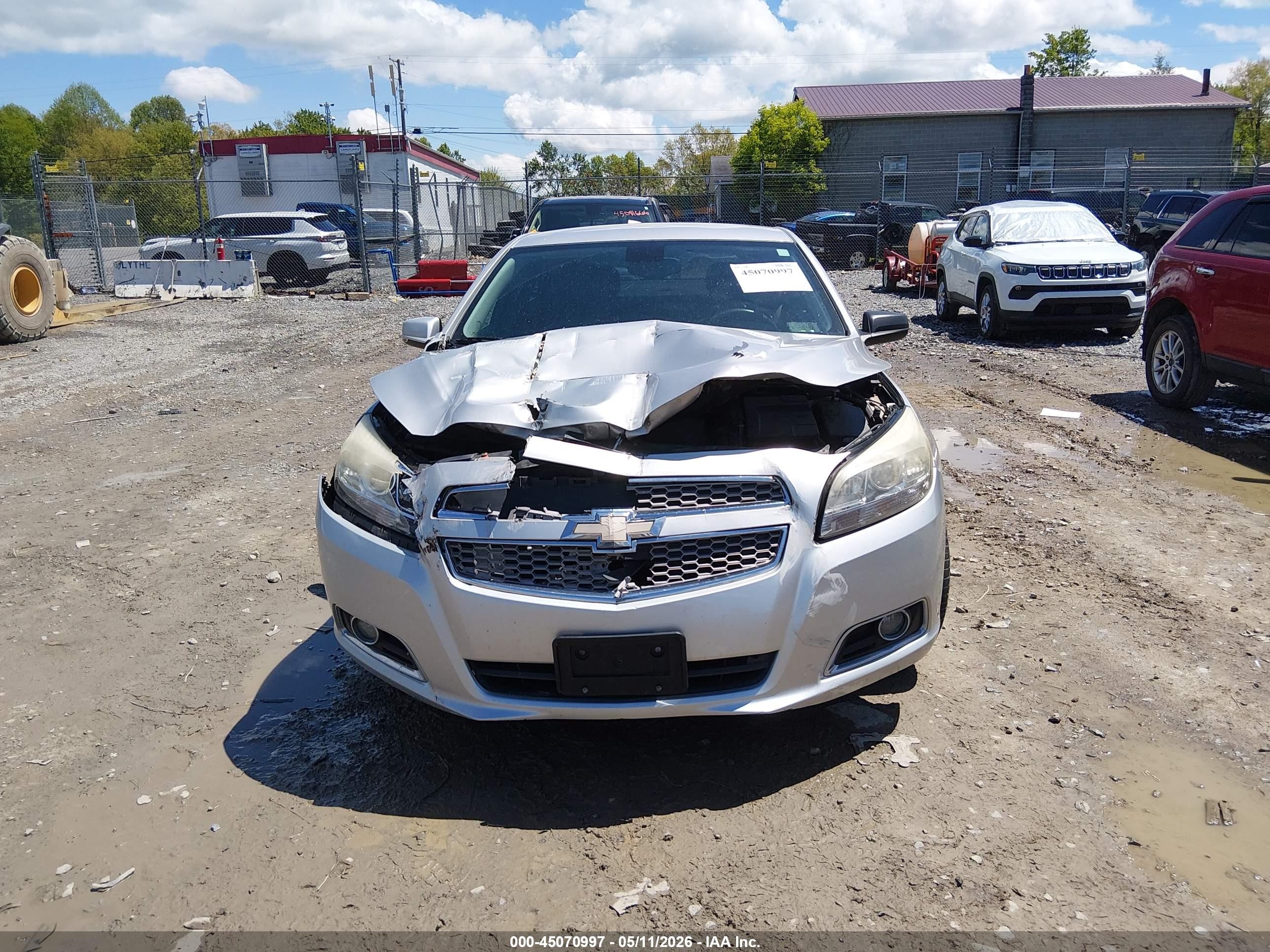 2013 Chevrolet Malibu 1lz Silver vin: 1G11H5SA0DF251337