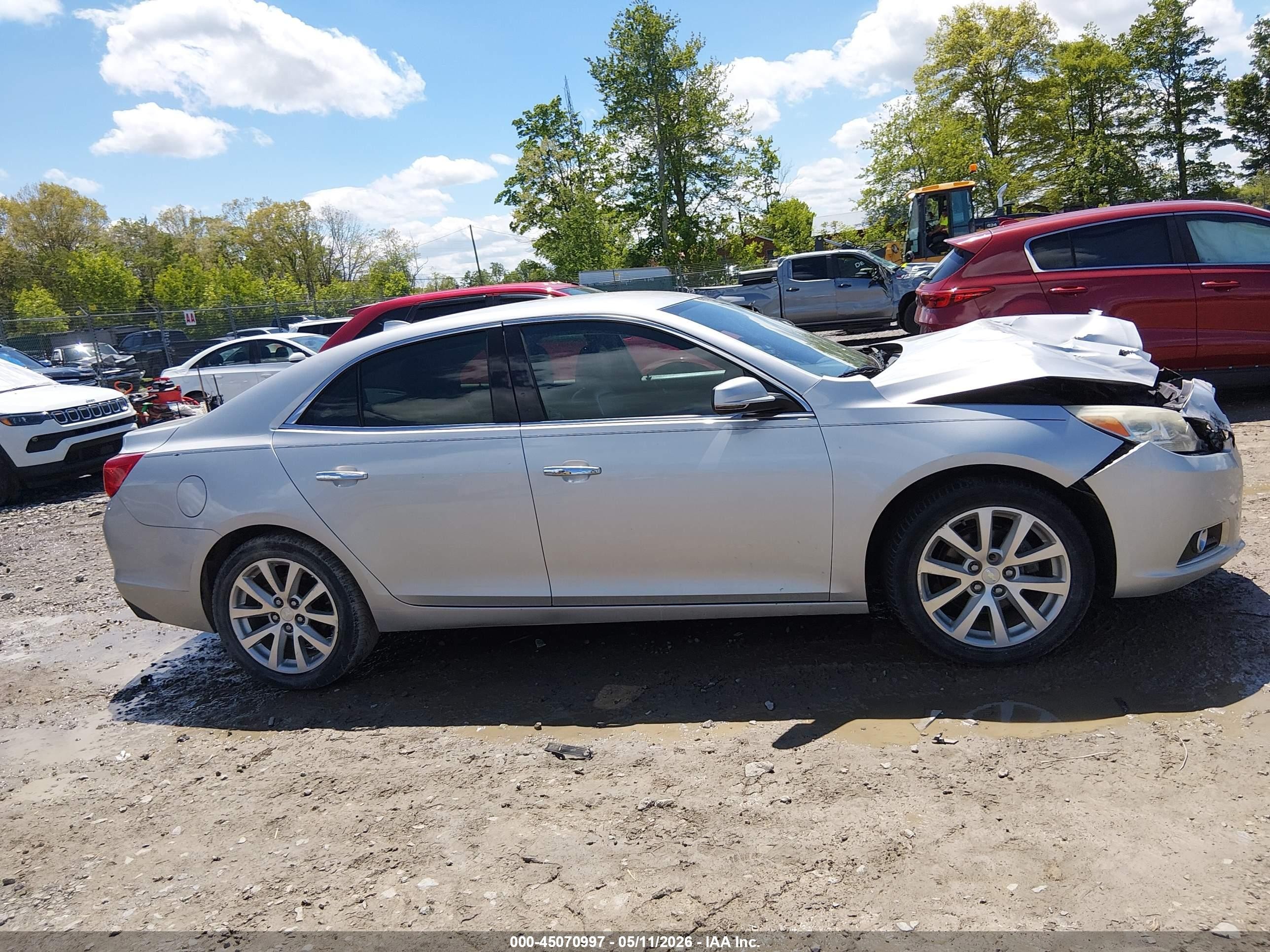 2013 Chevrolet Malibu 1lz Silver vin: 1G11H5SA0DF251337