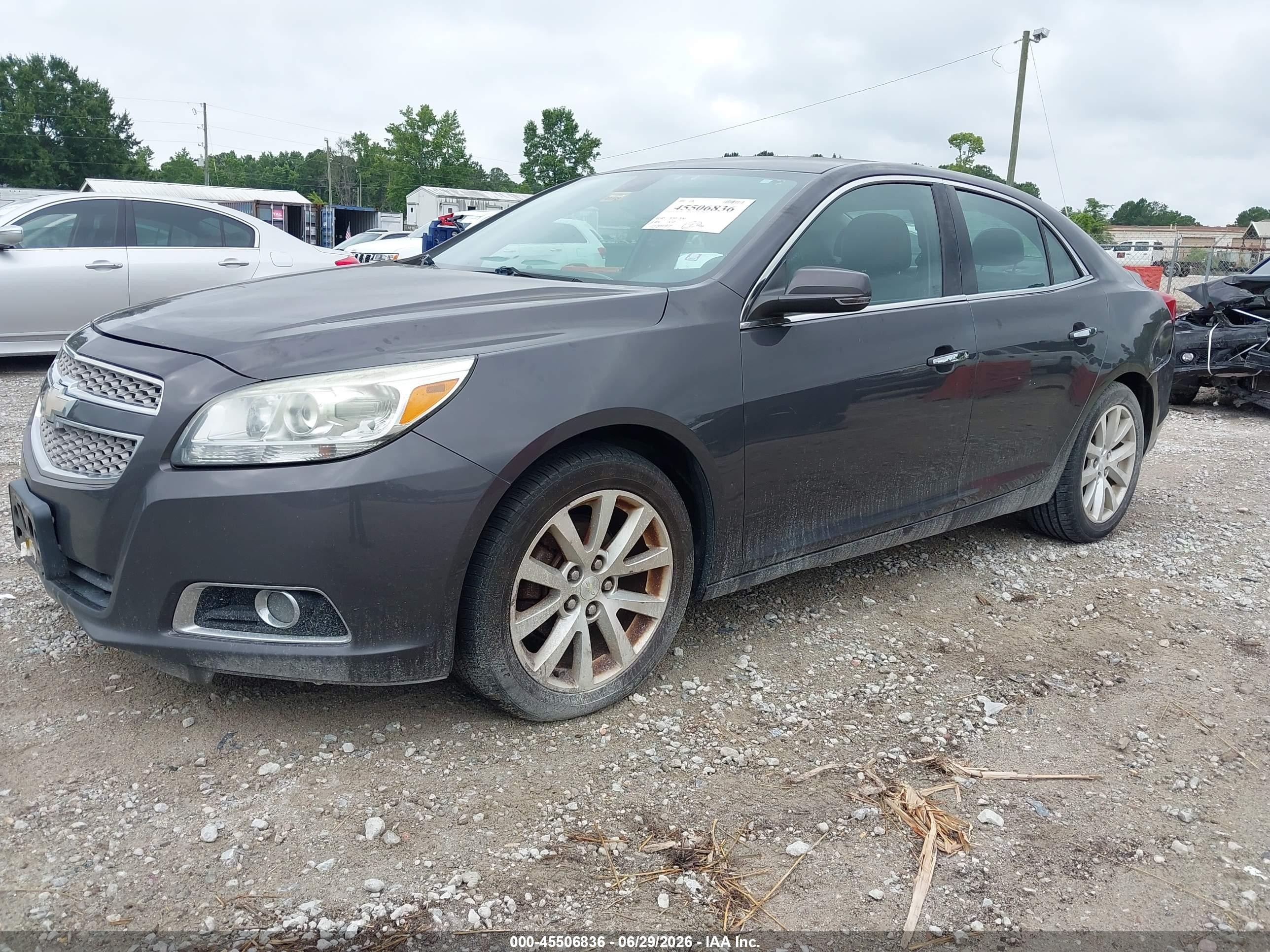 2013 Chevrolet Malibu 1lz Gray vin: 1G11H5SA0DF271247