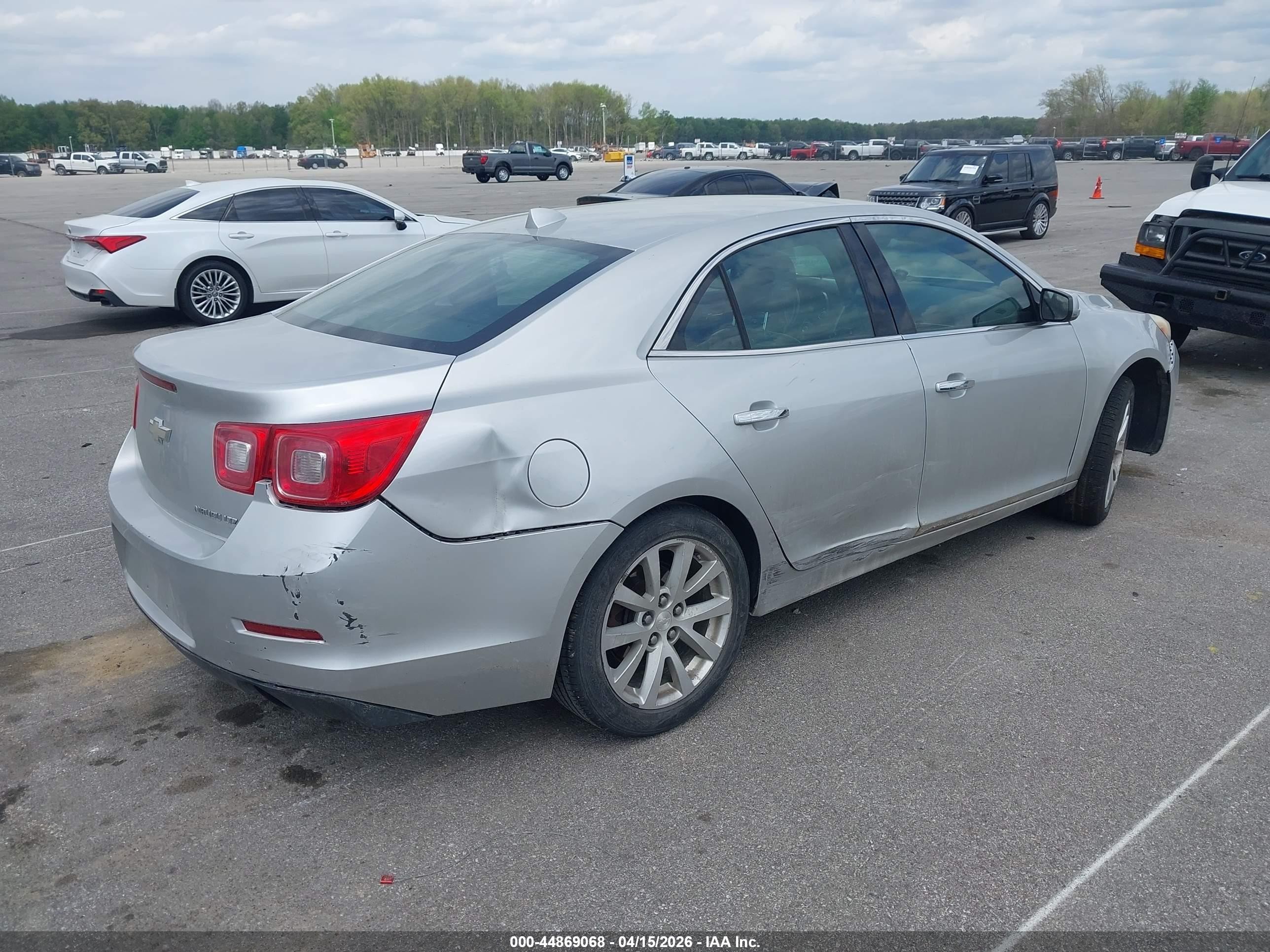 2013 Chevrolet Malibu 1lz Silver vin: 1G11H5SA0DU140282