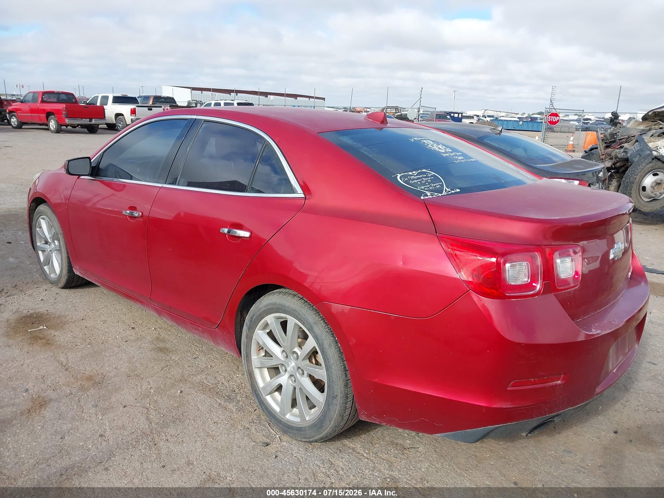 2013 Chevrolet Malibu 1lz Красный vin: 1G11H5SA1DF132535