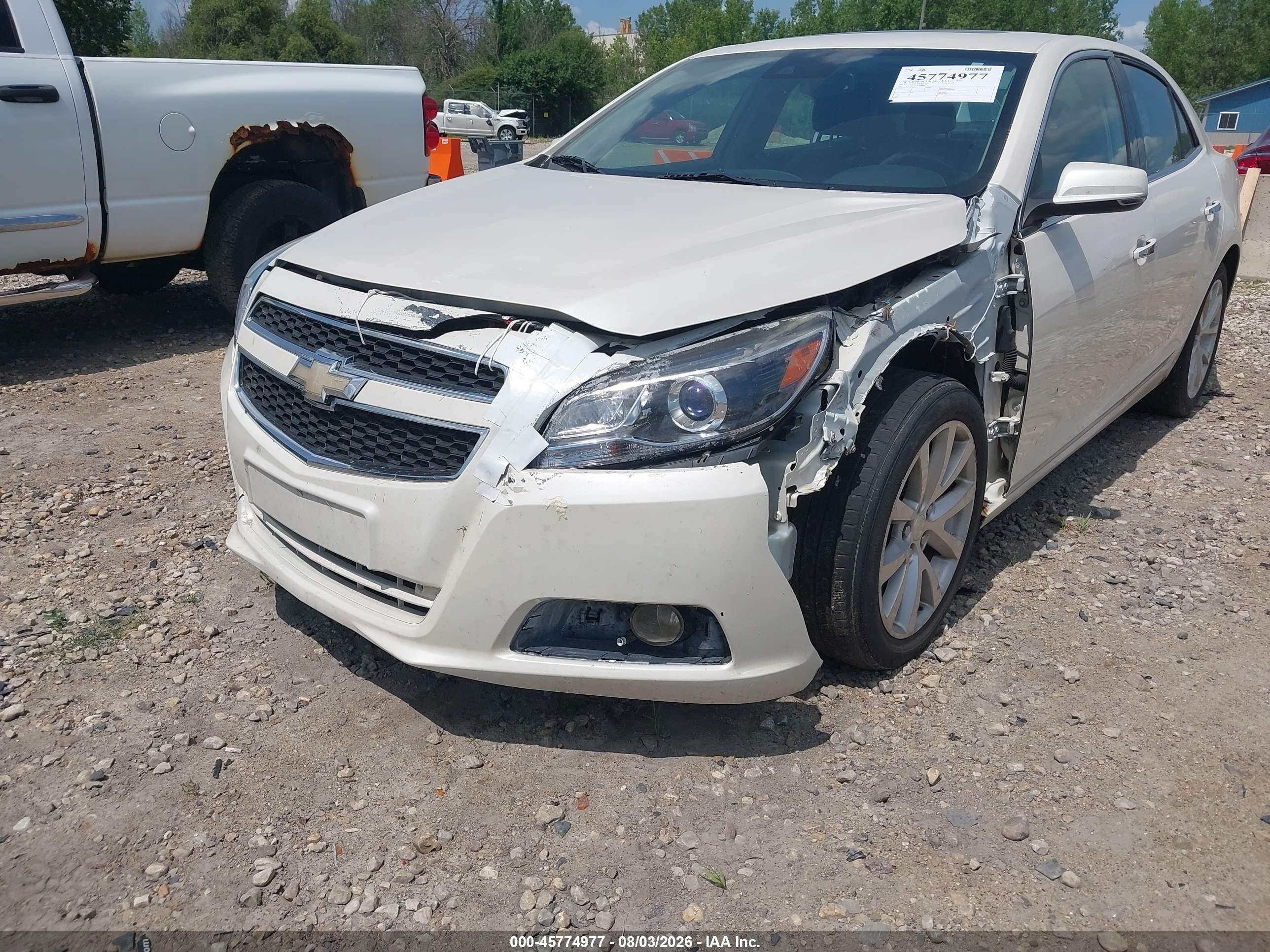 2013 Chevrolet Malibu 1lz White vin: 1G11H5SA1DF144801