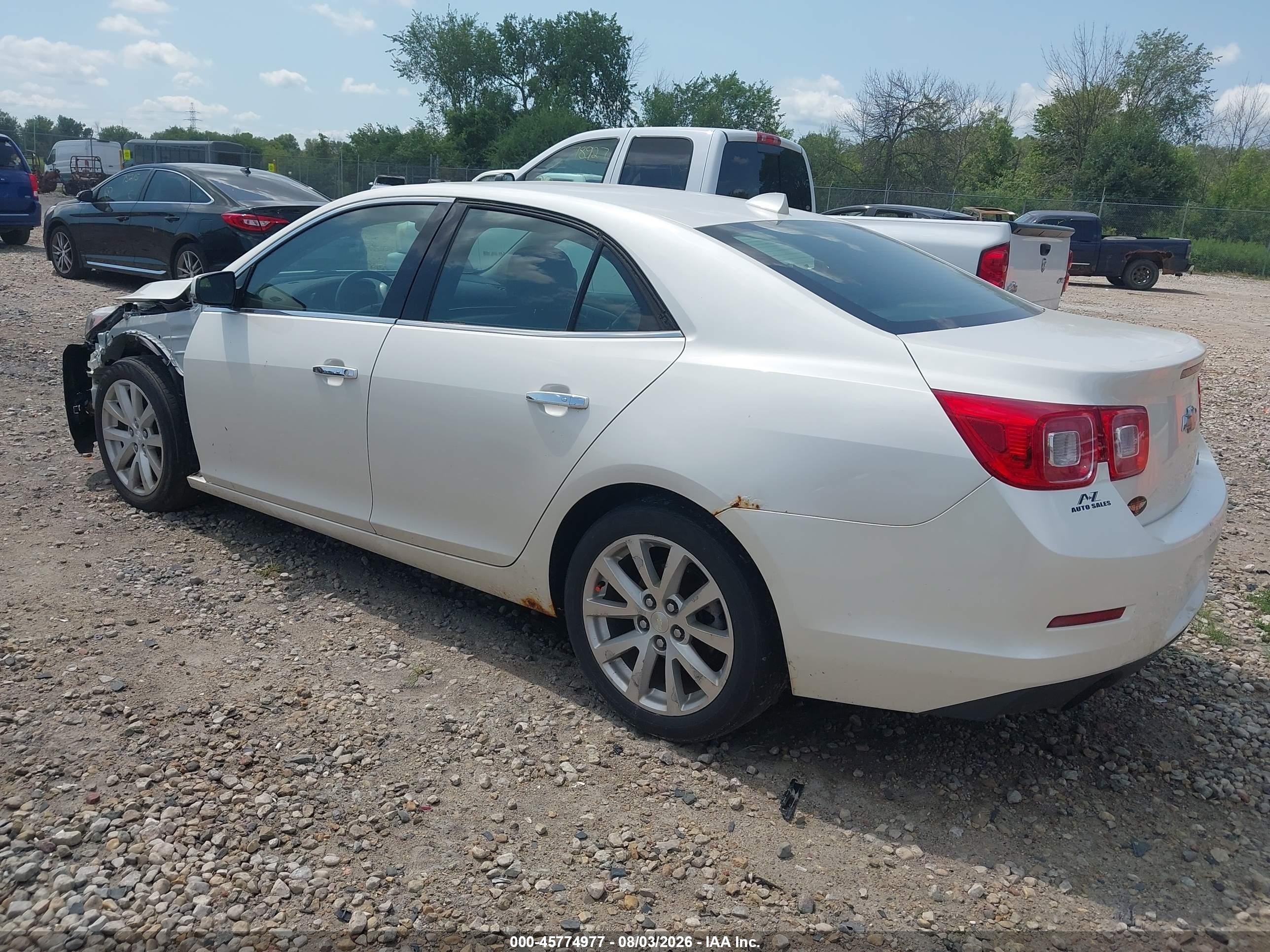 2013 Chevrolet Malibu 1lz White vin: 1G11H5SA1DF144801
