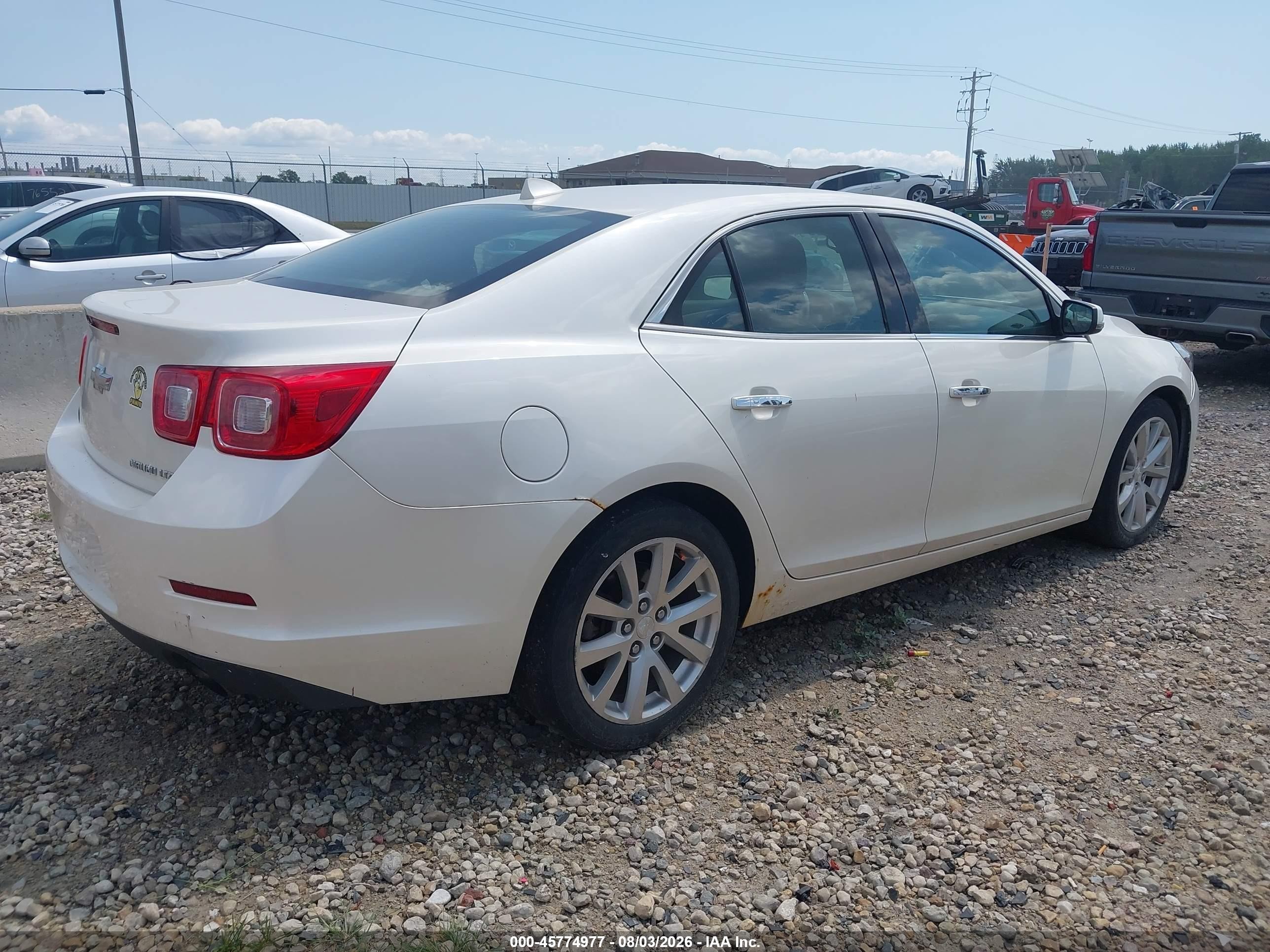 2013 Chevrolet Malibu 1lz White vin: 1G11H5SA1DF144801