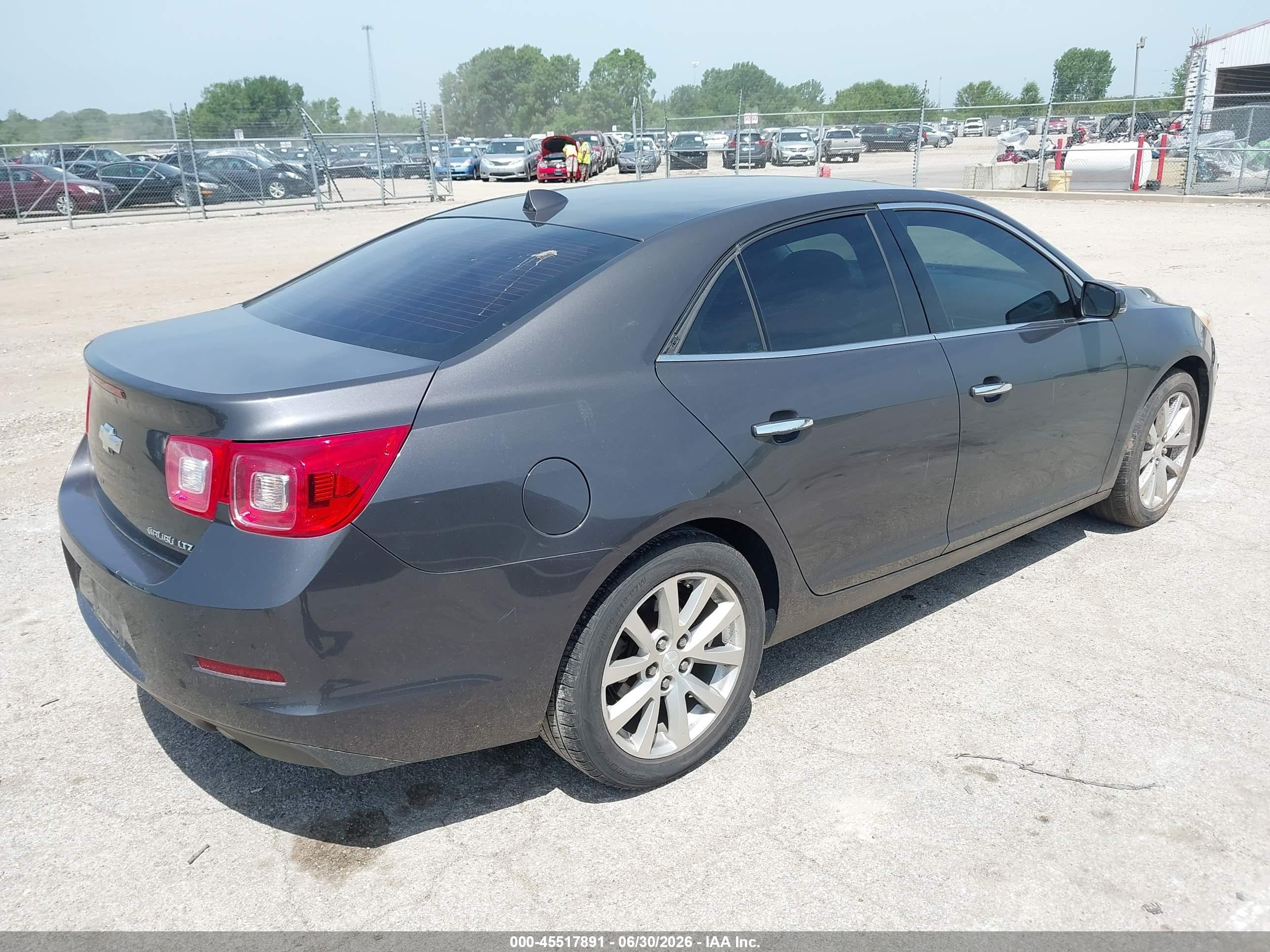 2013 Chevrolet Malibu 1lz Серый vin: 1G11H5SA1DF178320