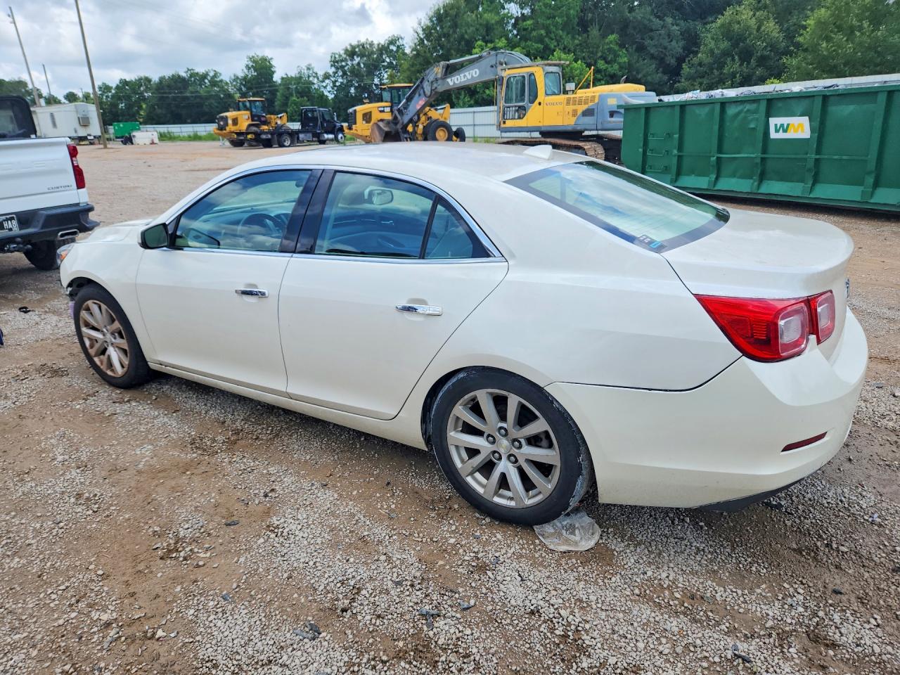 2013 Chevrolet Malibu Ltz White vin: 1G11H5SA2DF197698