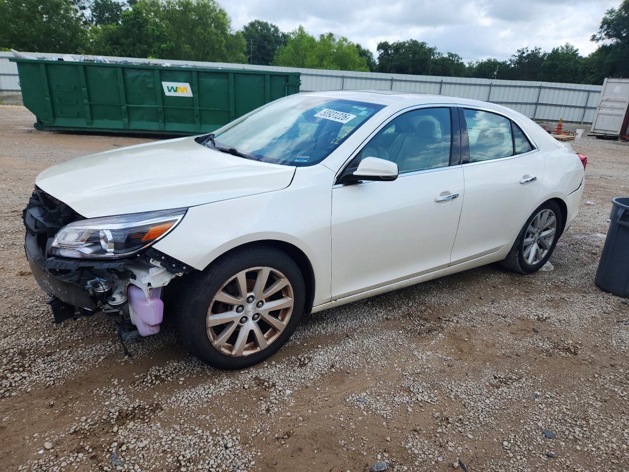 2013 Chevrolet Malibu Ltz White vin: 1G11H5SA2DF197698