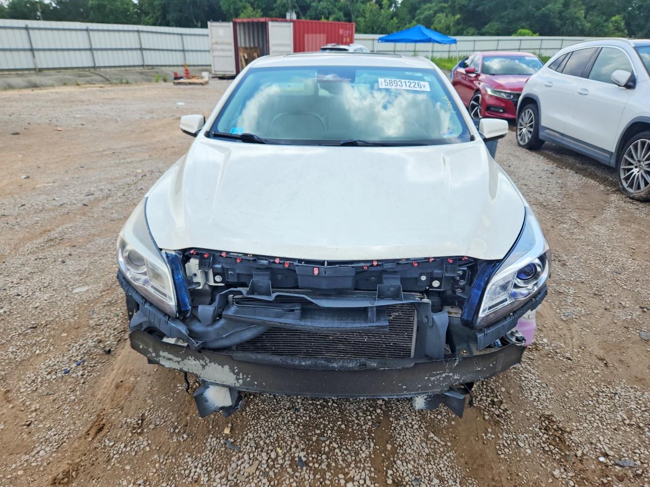2013 Chevrolet Malibu Ltz White vin: 1G11H5SA2DF197698