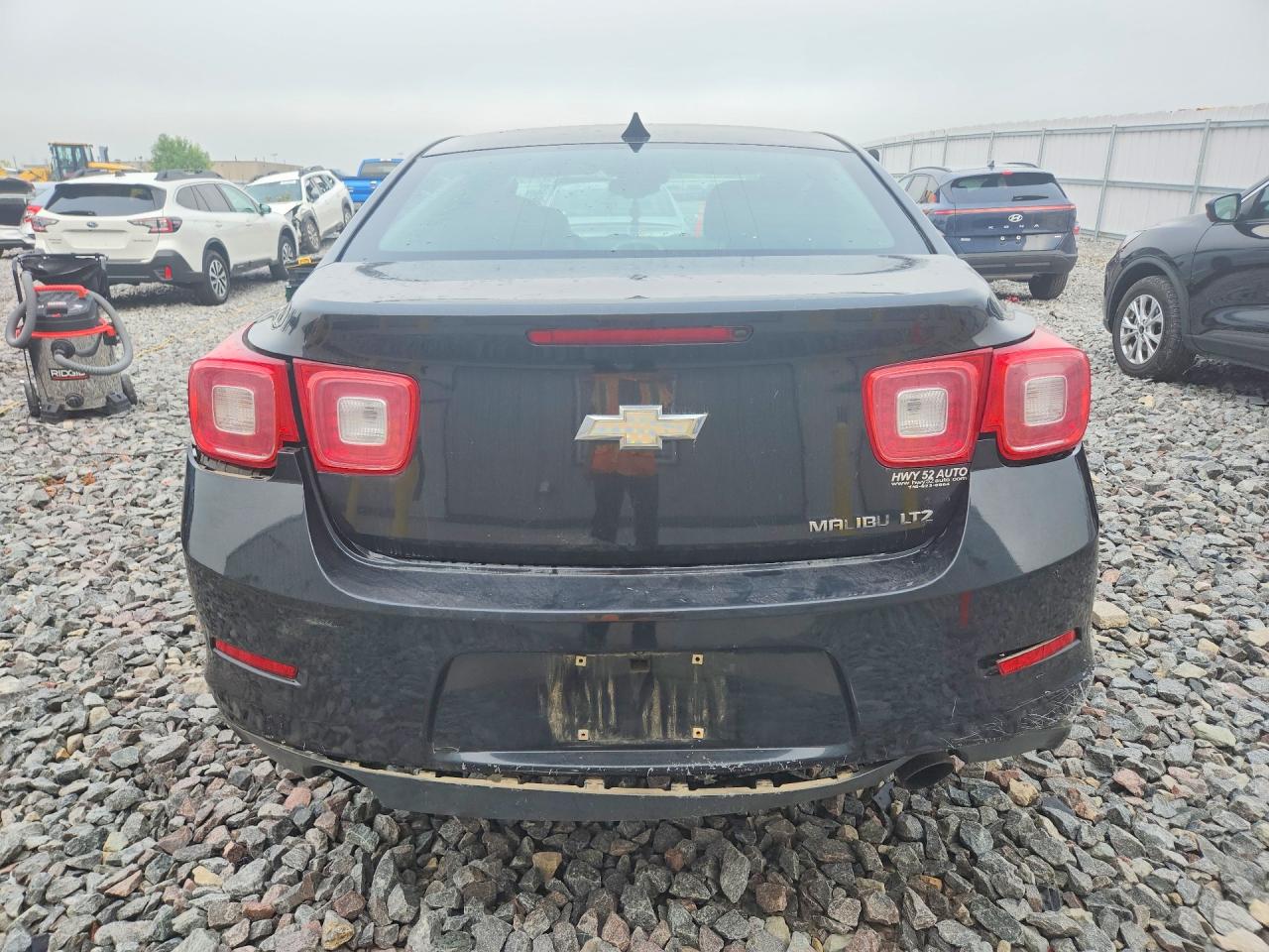 2013 Chevrolet Malibu Ltz Black vin: 1G11H5SA3DF124906