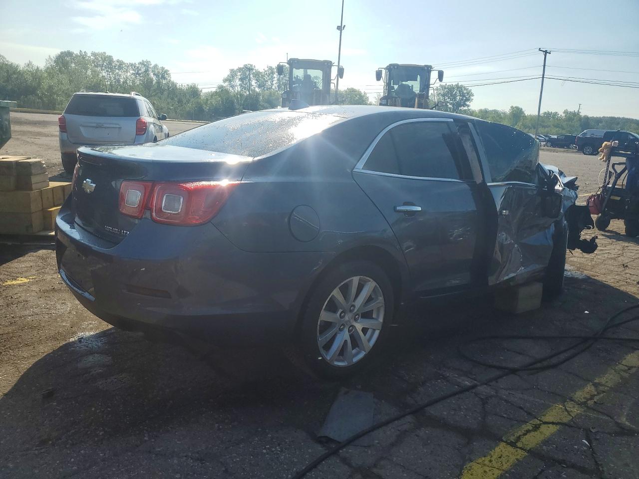 2013 Chevrolet Malibu Ltz Blue vin: 1G11H5SA3DF126039
