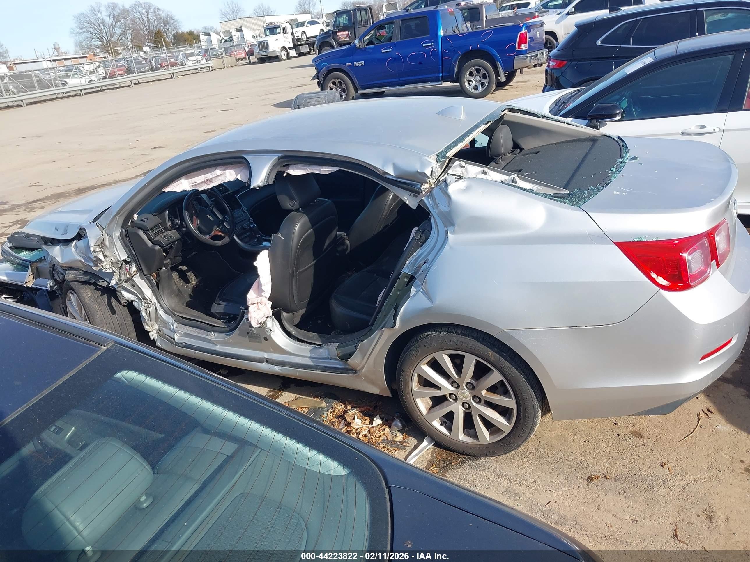 2013 Chevrolet Malibu 1lz Silver vin: 1G11H5SA3DF290150