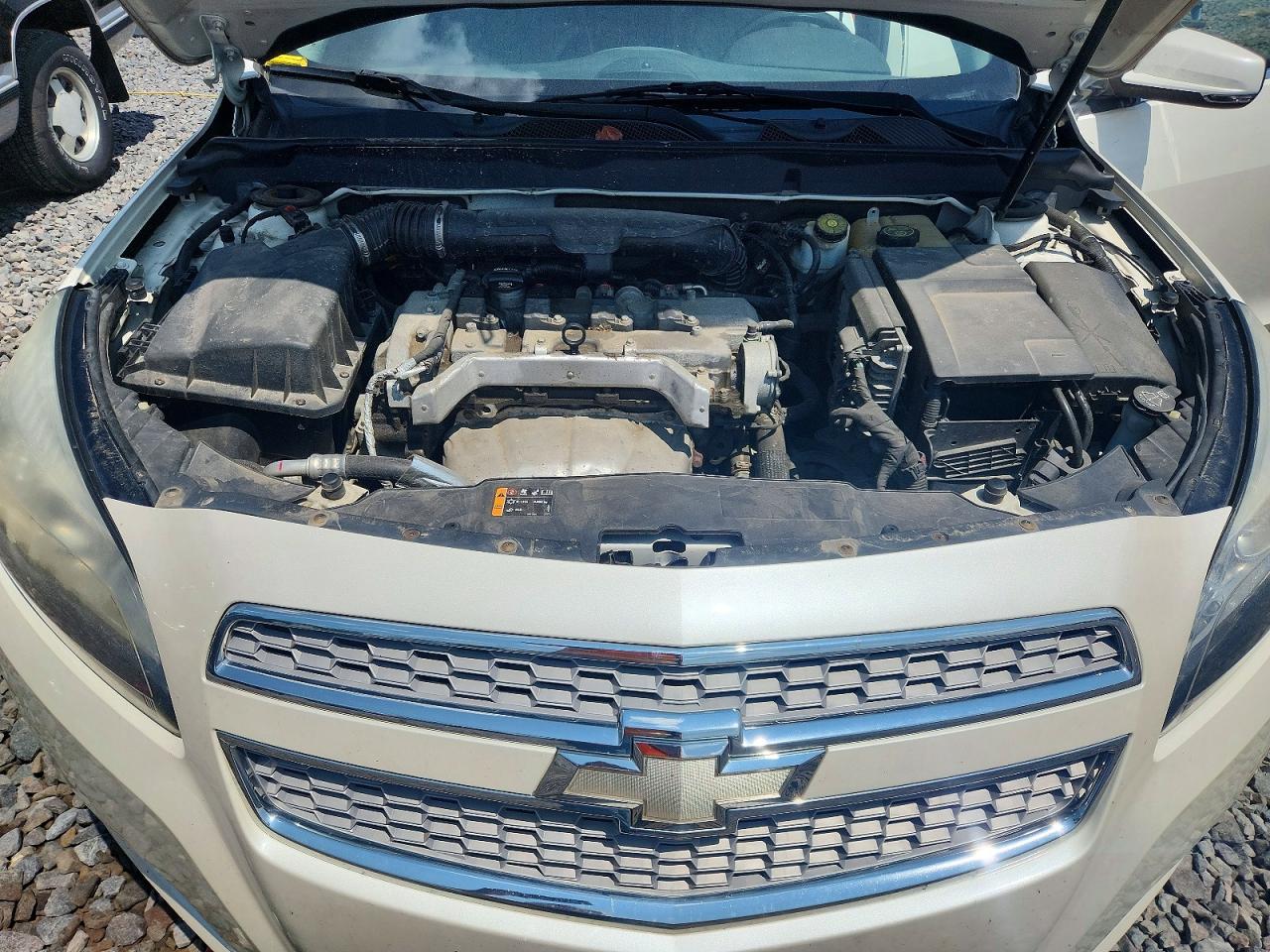 2013 Chevrolet Malibu Ltz White vin: 1G11H5SA3DF339590