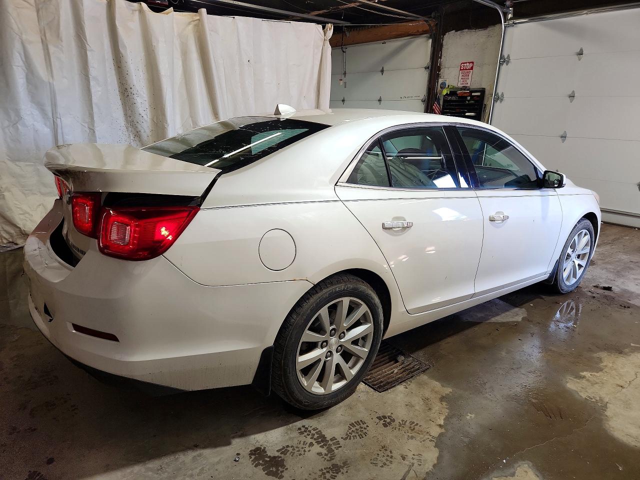 2013 Chevrolet Malibu Ltz White vin: 1G11H5SA4DF213576
