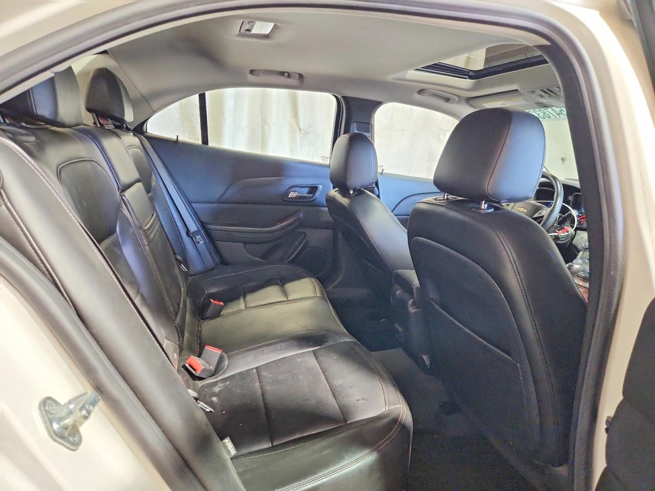 2013 Chevrolet Malibu Ltz White vin: 1G11H5SA4DF213576