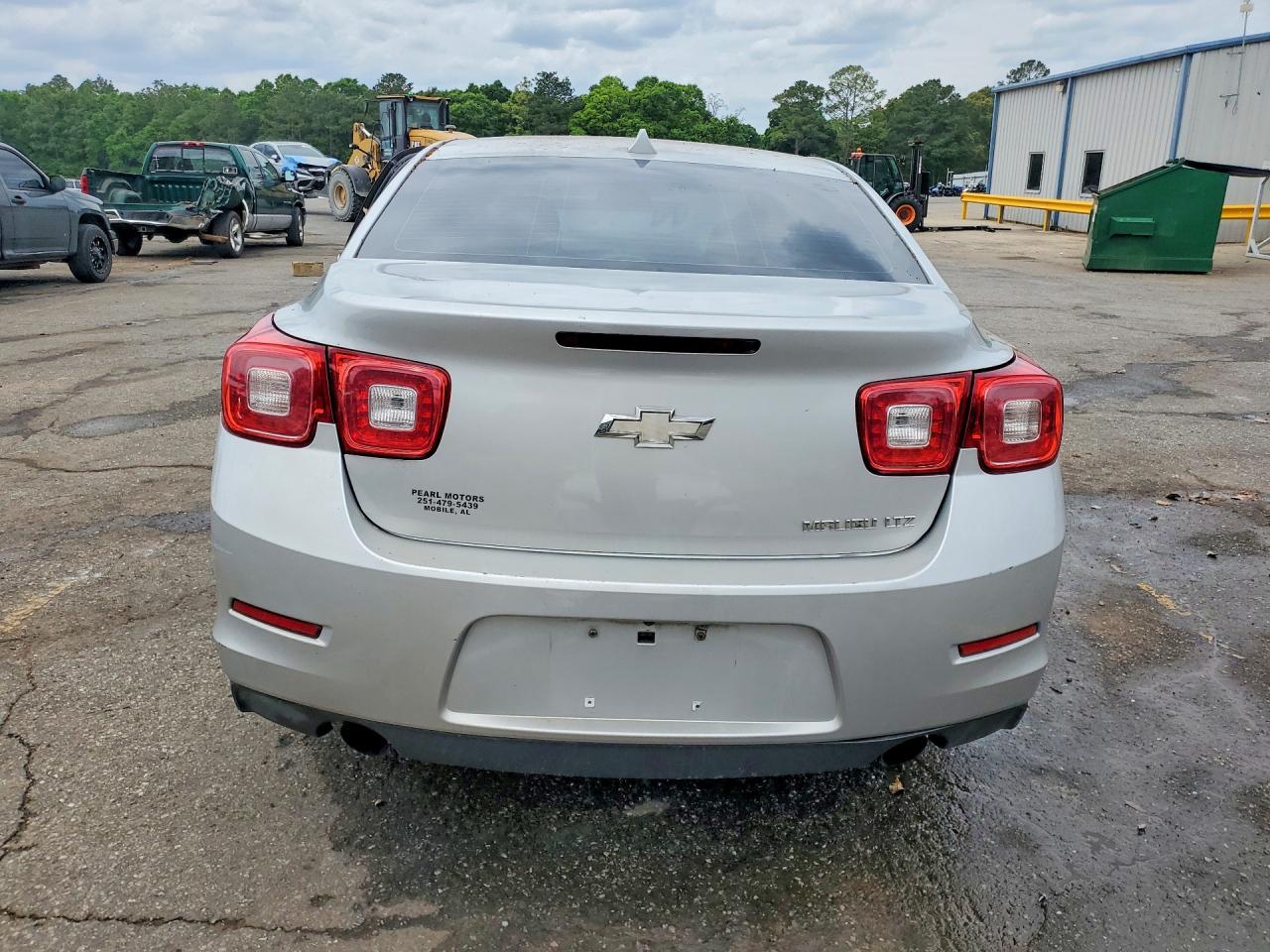 2013 Chevrolet Malibu Ltz Silver vin: 1G11H5SA4DF240714