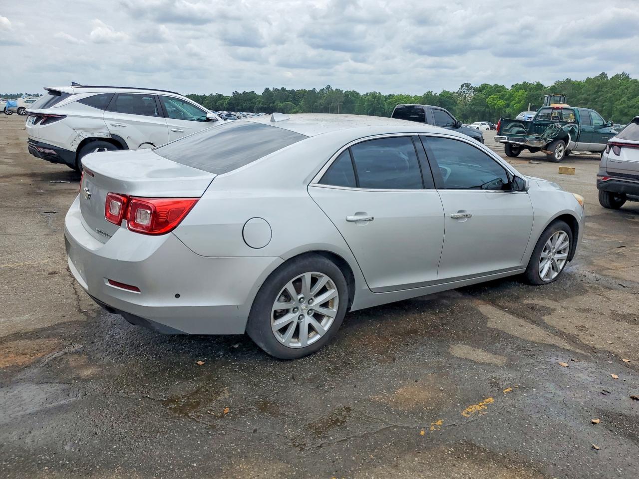 2013 Chevrolet Malibu Ltz Silver vin: 1G11H5SA4DF240714