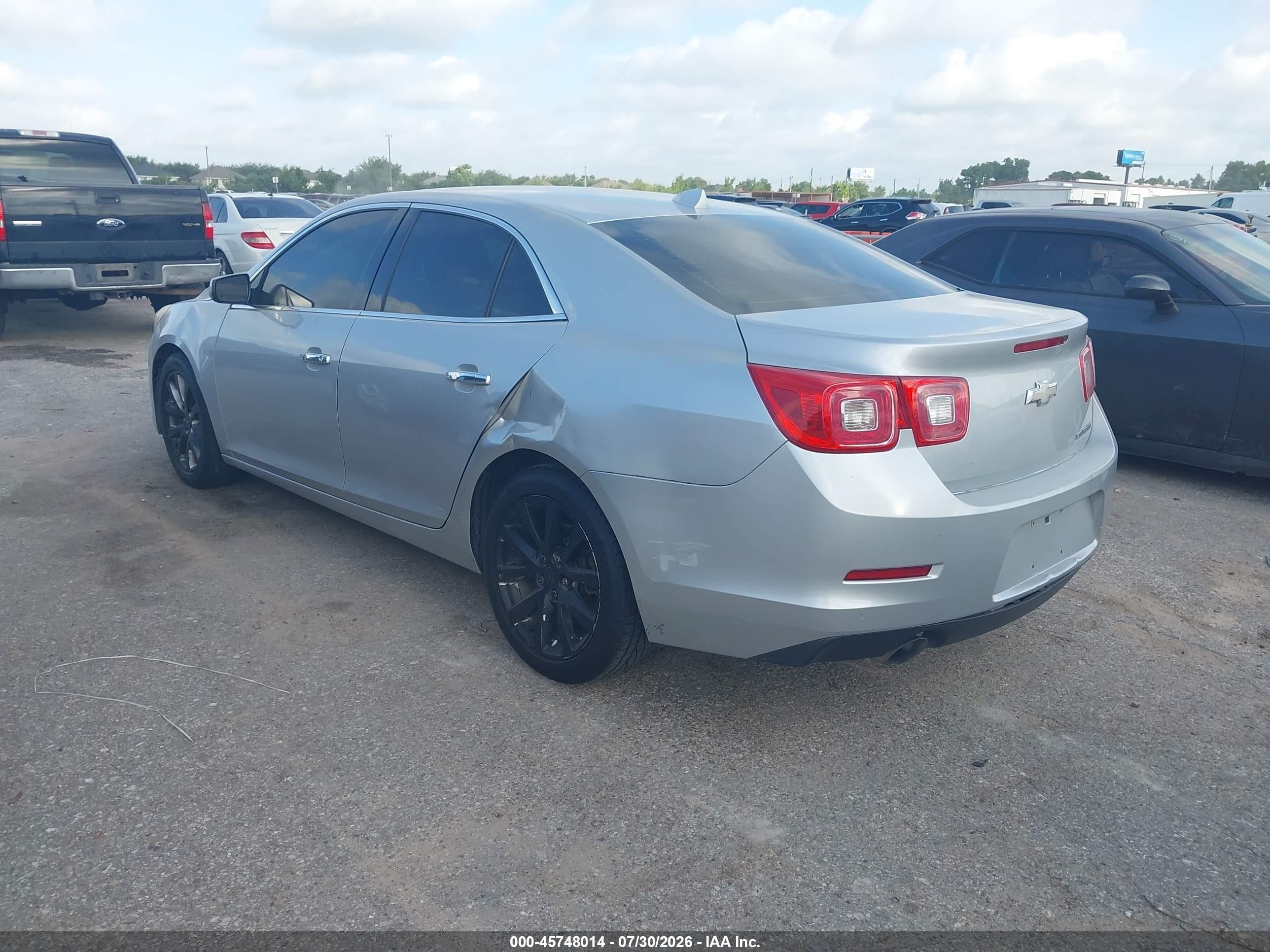2013 Chevrolet Malibu 1lz Silver vin: 1G11H5SA4DF273485