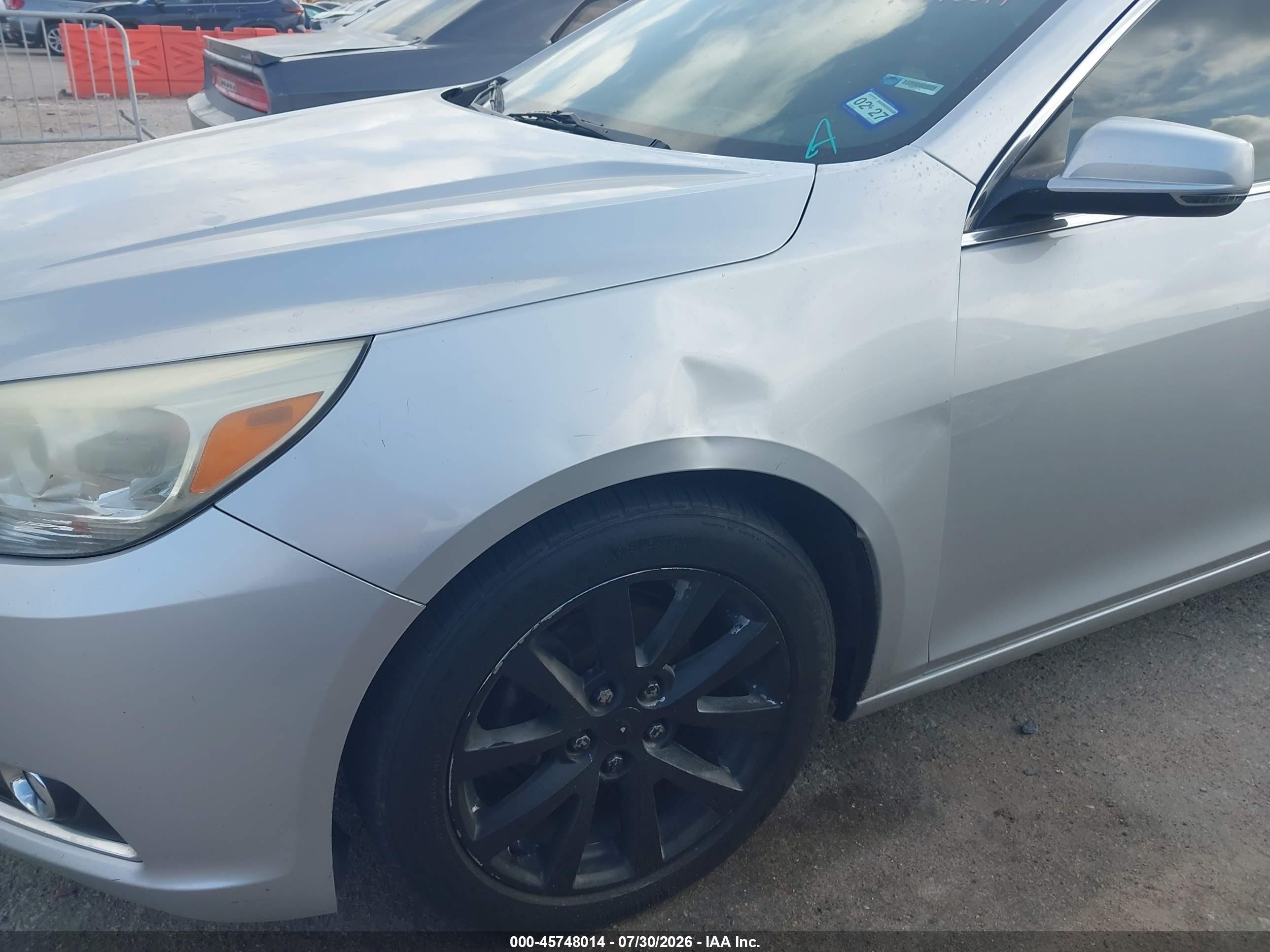 2013 Chevrolet Malibu 1lz Silver vin: 1G11H5SA4DF273485