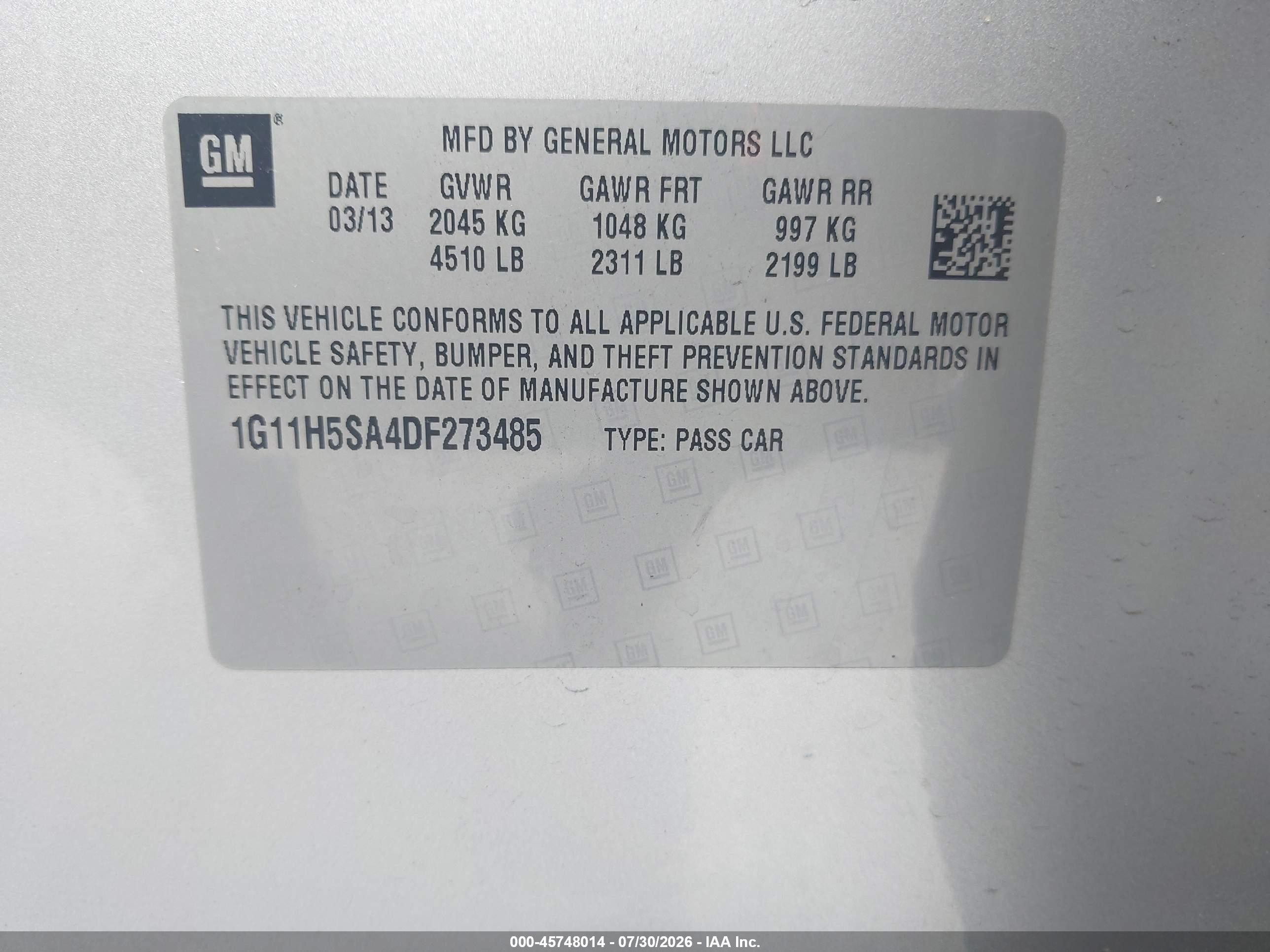 2013 Chevrolet Malibu 1lz Silver vin: 1G11H5SA4DF273485
