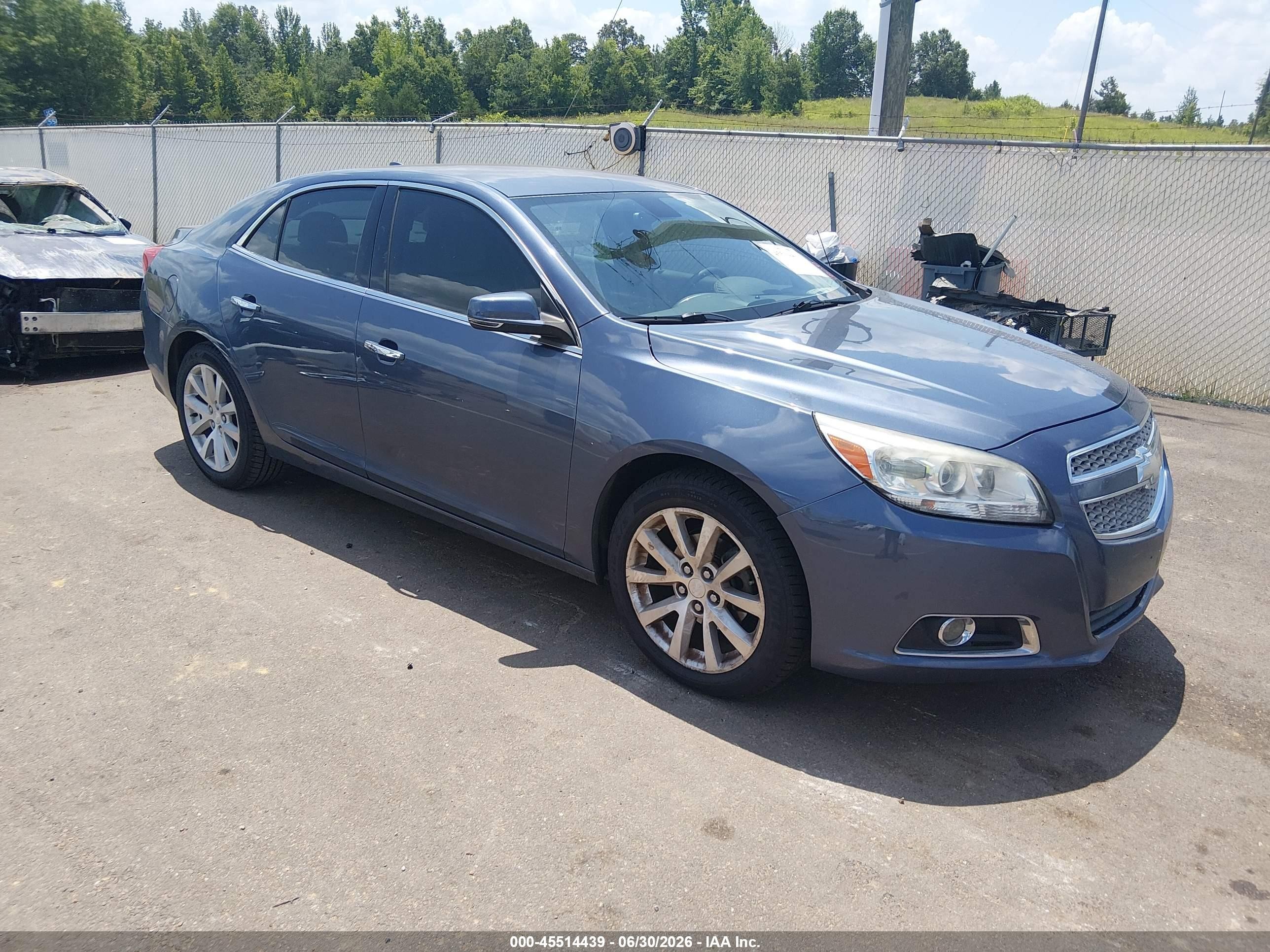 2013 Chevrolet Malibu 1lz Синий vin: 1G11H5SA4DF290318